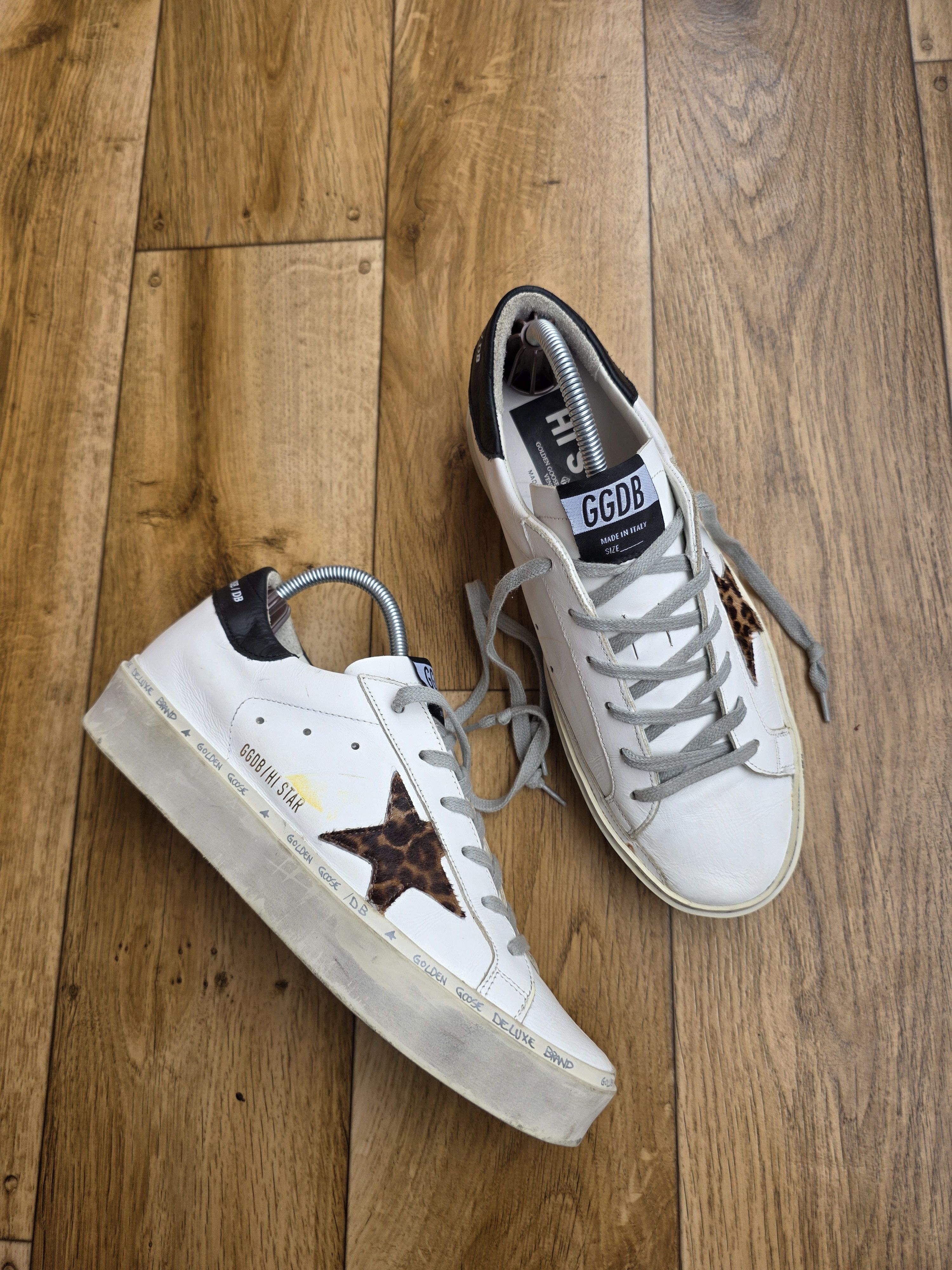 Golden Goose Golden Goose Hi Star Sneakers Size US 6 / EU 39 - 2 Thumbnail