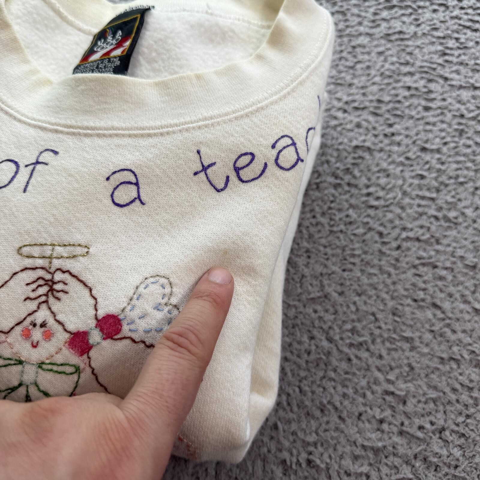 Other Vintage Handmade Teacher Sweatshirt USA Olympics School XL Size US XL / EU 56 / 4 - 8 Thumbnail