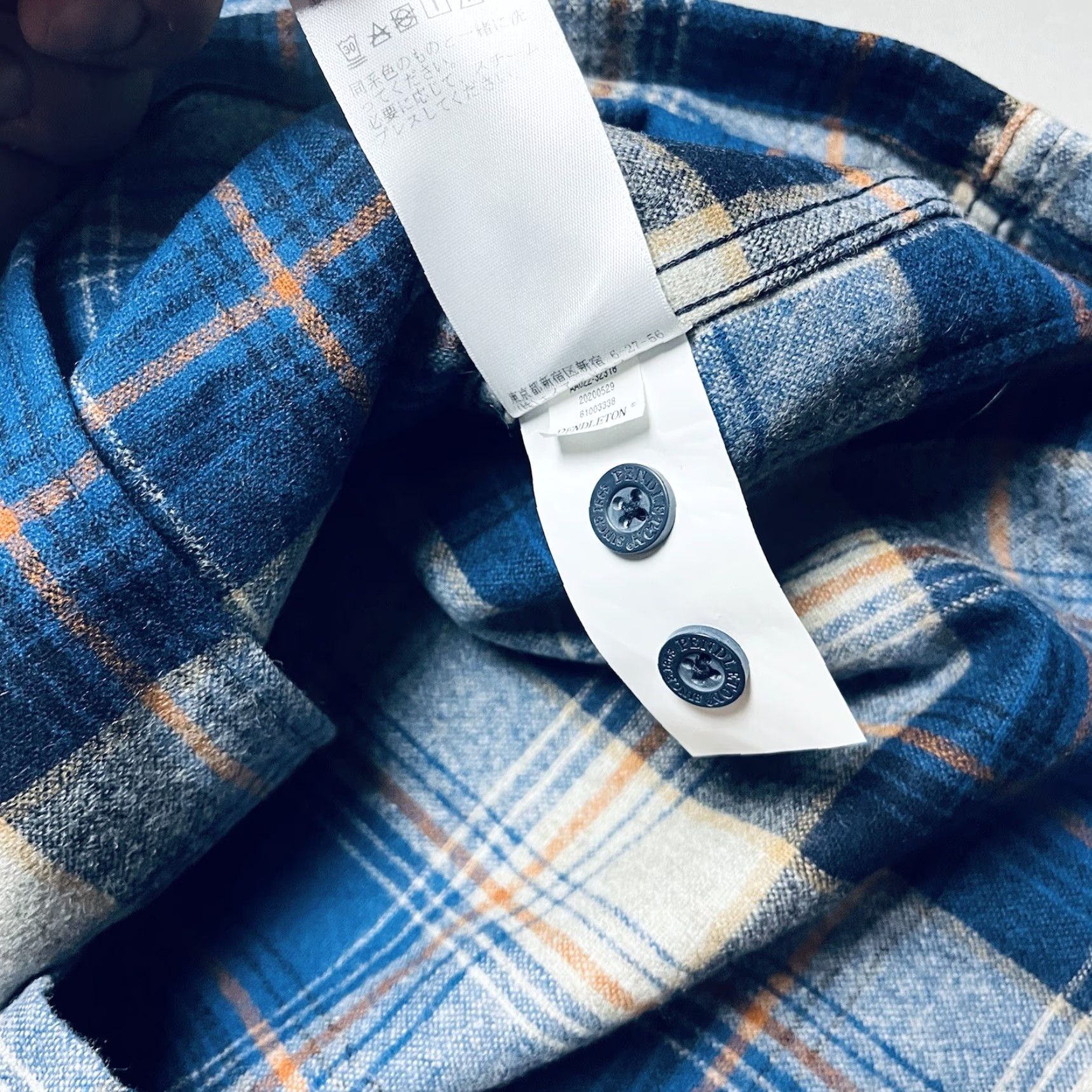 Pendleton Pendleton Original Board Shirt Plaid Flannel Button Up Loop Collar Medium Size US M / EU 48-50 / 2 - 3 Thumbnail