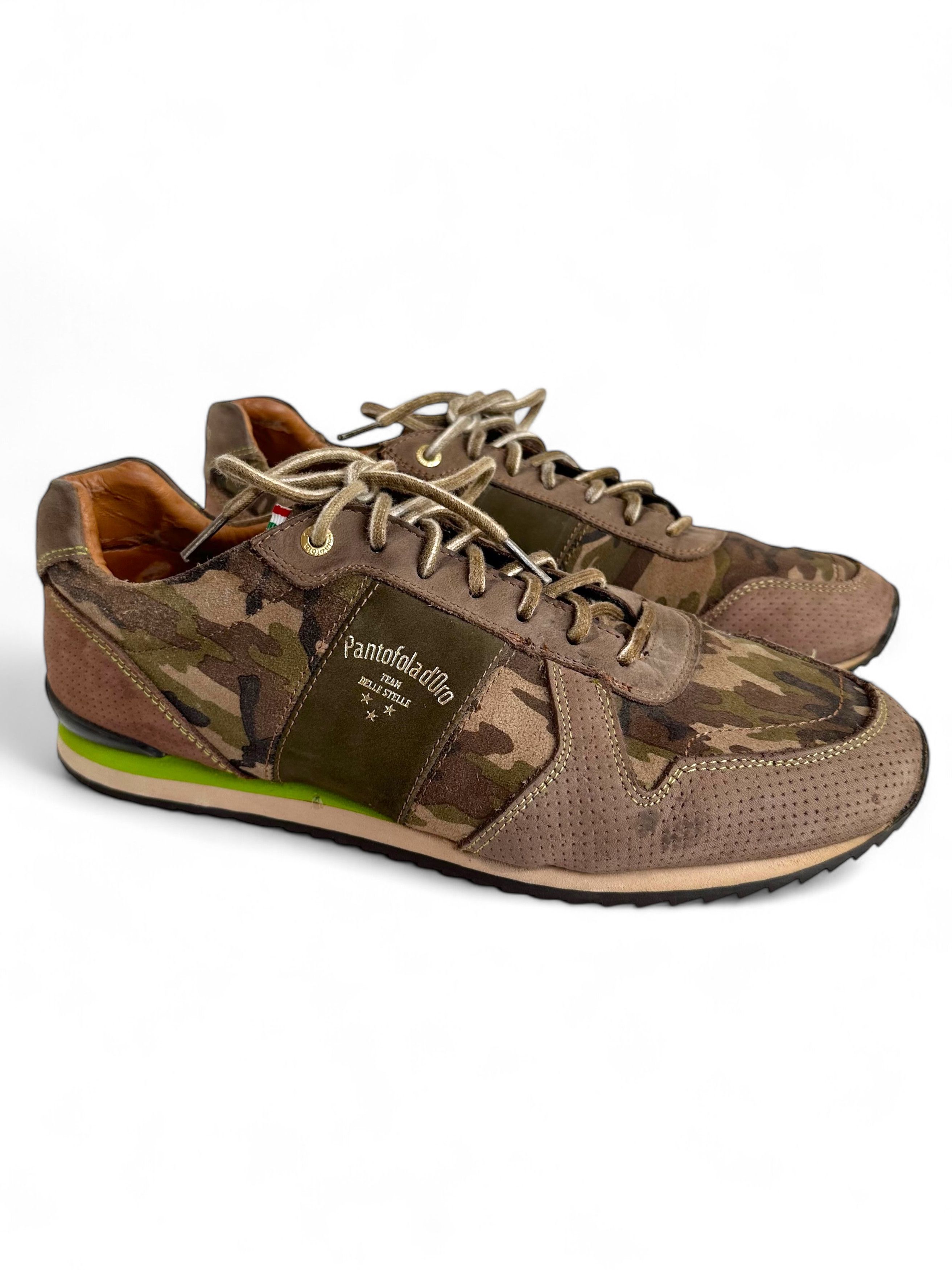 Pantofola d'Oro Pantofola Doro Camouflage Leather Low Top Sneakers Size US 11 / EU 44 - 2 Thumbnail