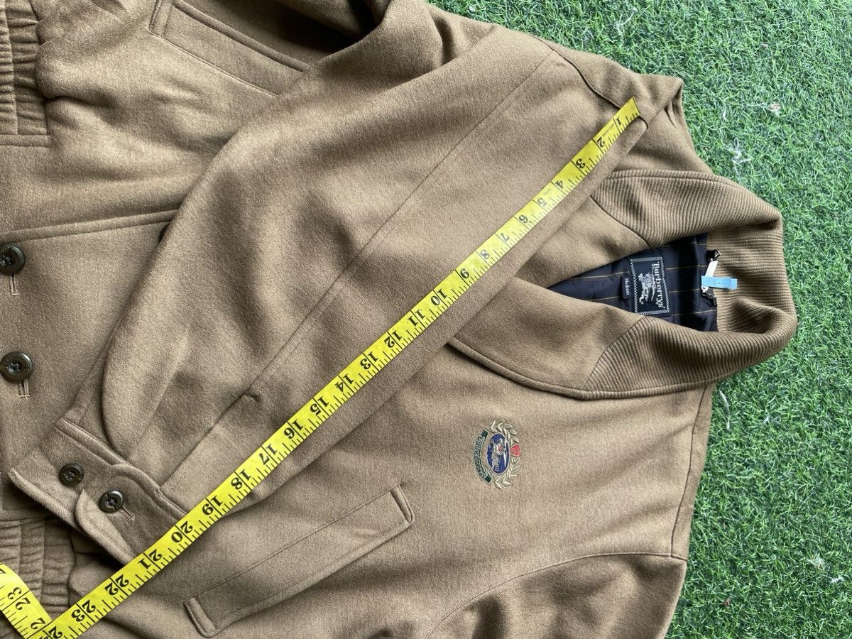 Burberry Auth Burberry Wool Bomber Jacket – Embroidered Crest Logo Size US M / EU 48-50 / 2 - 5 Thumbnail