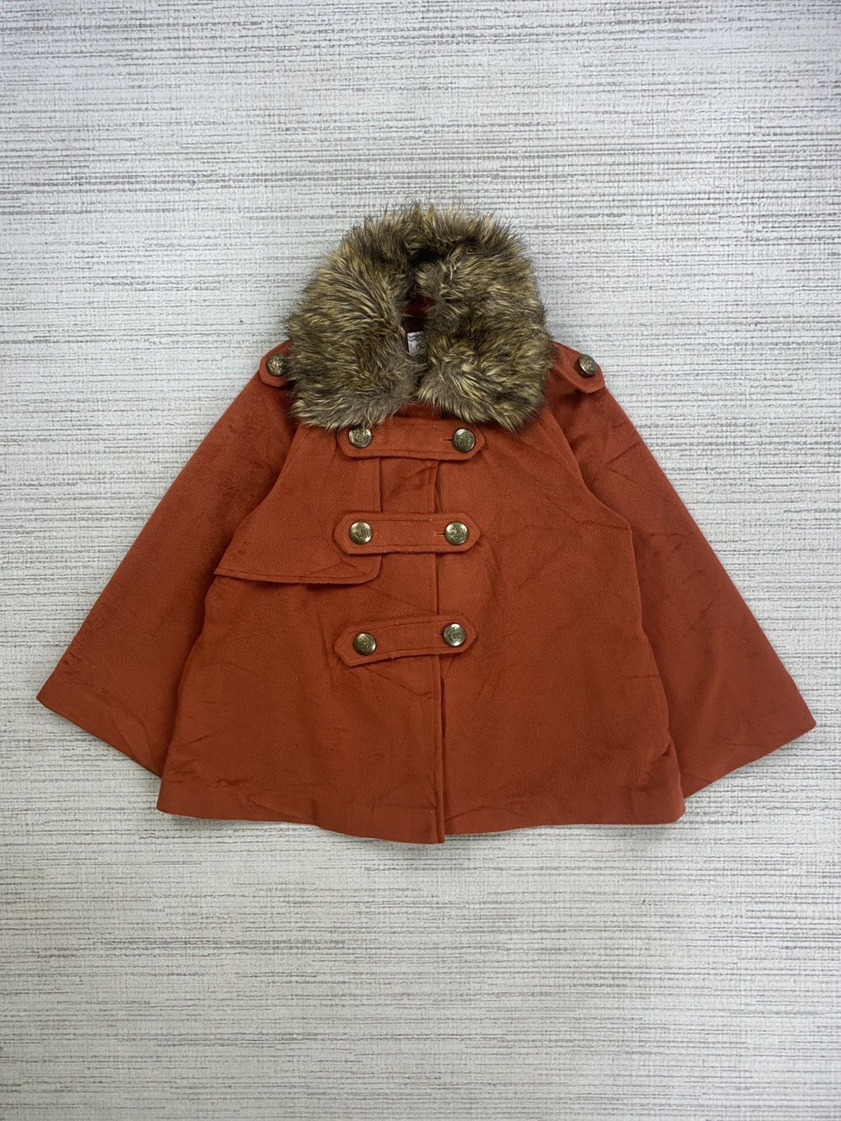 Japanese Brand × Le Grande Bleu (L.G.B.) × Vintage Vintage Twenty One Stage Faux Fur Hoodie Wool Jacket Size US M / EU 48-50 / 2 - 1 Thumbnail