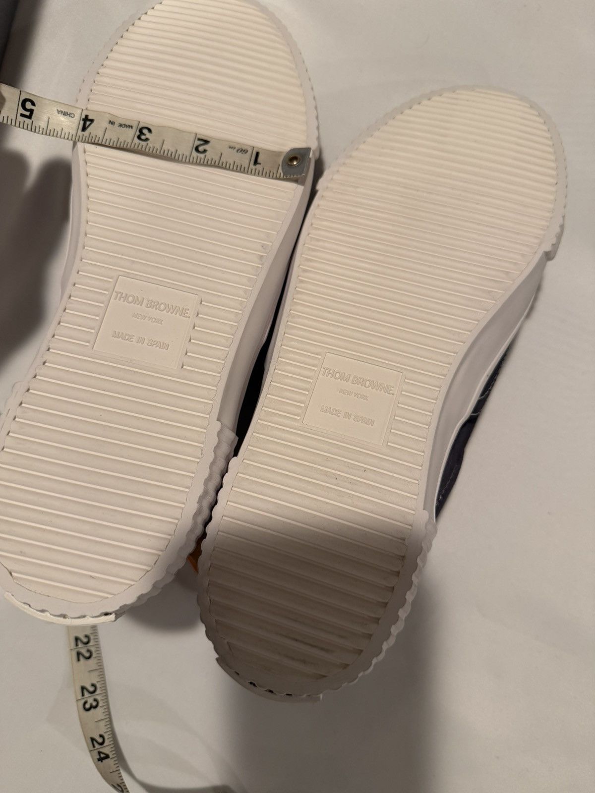 Thom Browne Thom browne mens suede sneakers. 45/12. $690 Size US 12 / EU 45 - 9 Thumbnail
