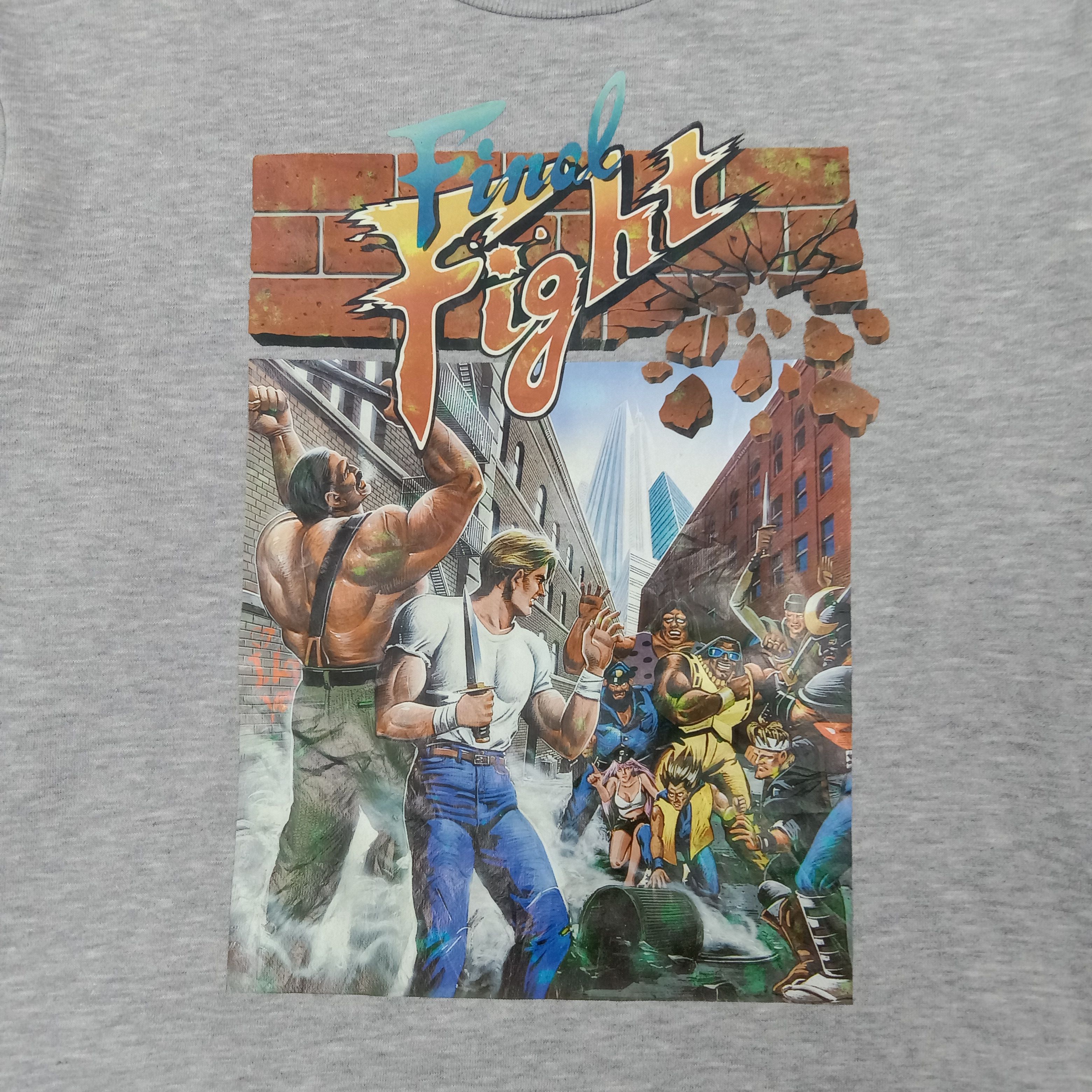 Japanese Brand Capcom Final Fight Arcade Video Game Sweatshirt C268N28 Size US M / EU 48-50 / 2 - 2 Thumbnail