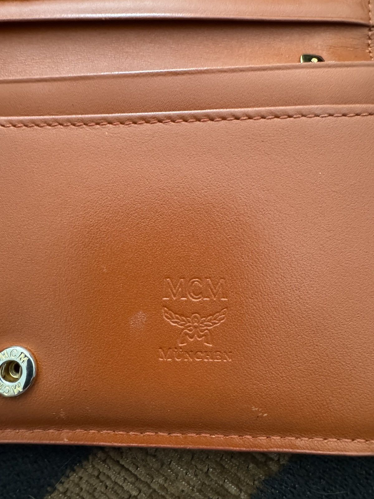 MCM MCM orange long wallet with free COA Size ONE SIZE - 6 Thumbnail