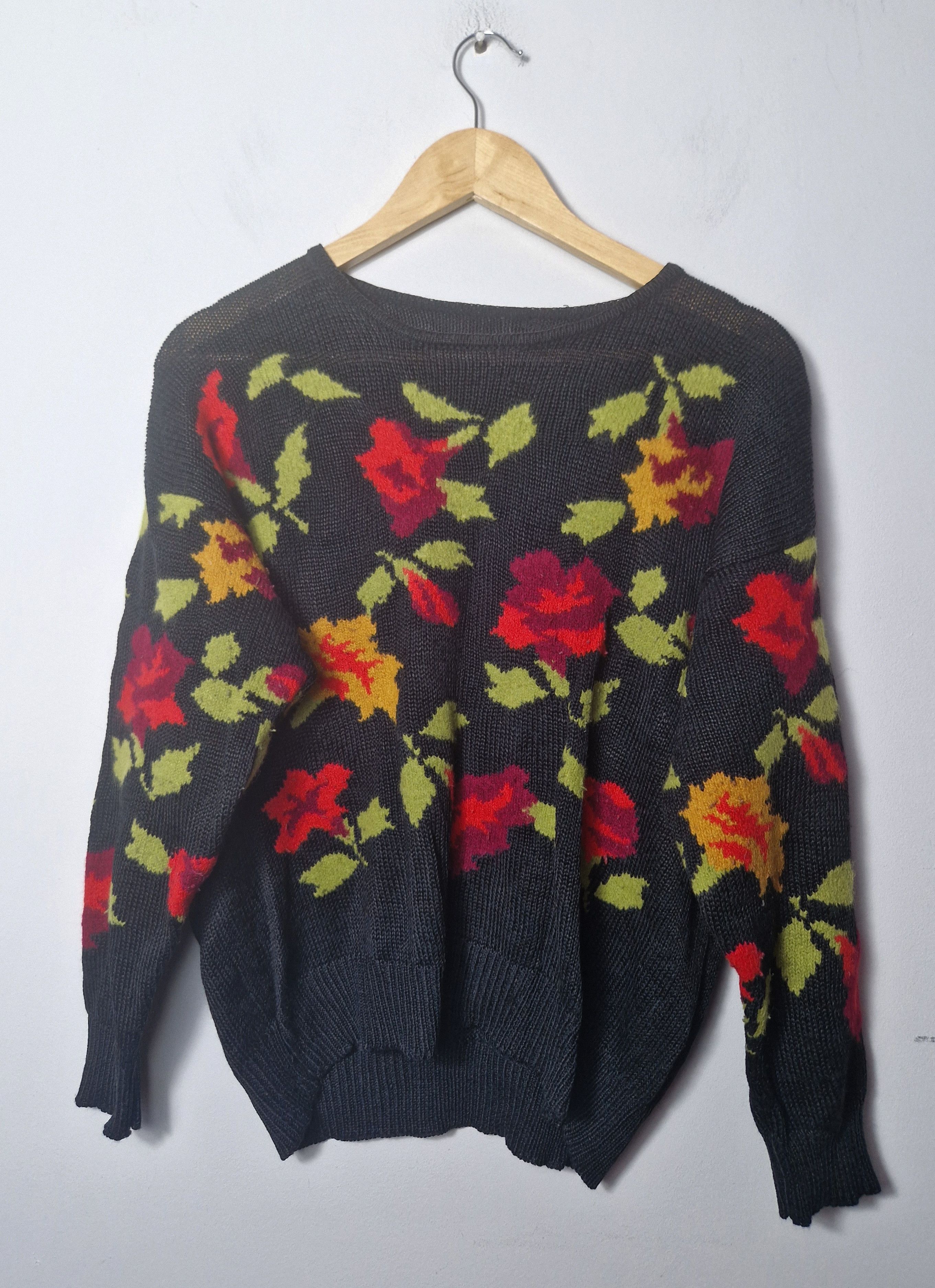 Other vintage floral sweater y2k goth whimsical grunge emo Size M / US 6-8 / IT 42-44 - 1 Thumbnail