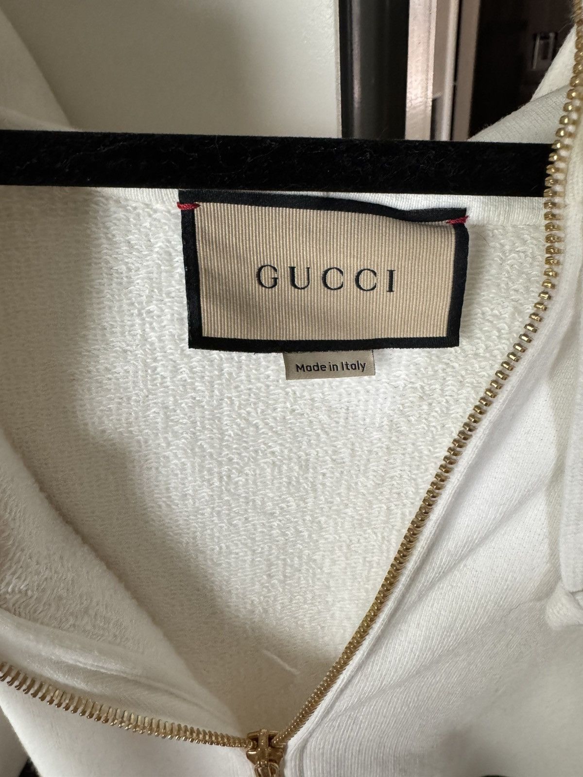 Gucci Mens Gucci S/S 2019 Quarter Zip Hoodie Size US XXL / EU 58 / 5 - 2 Thumbnail