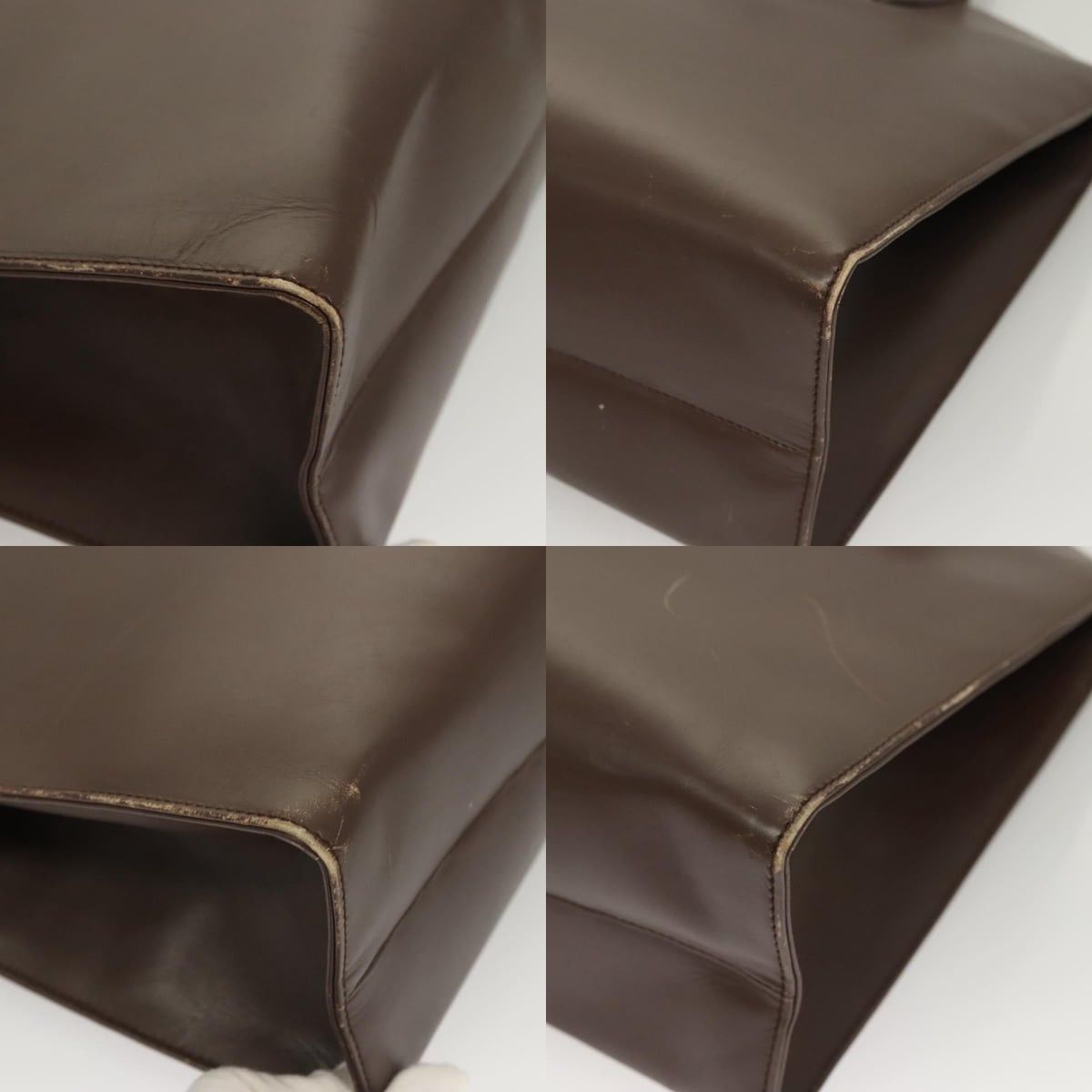 Gucci GUCCI Hand Bag Leather Brown Gold 000 1998 000 1998 Size ONE SIZE - 10 Thumbnail