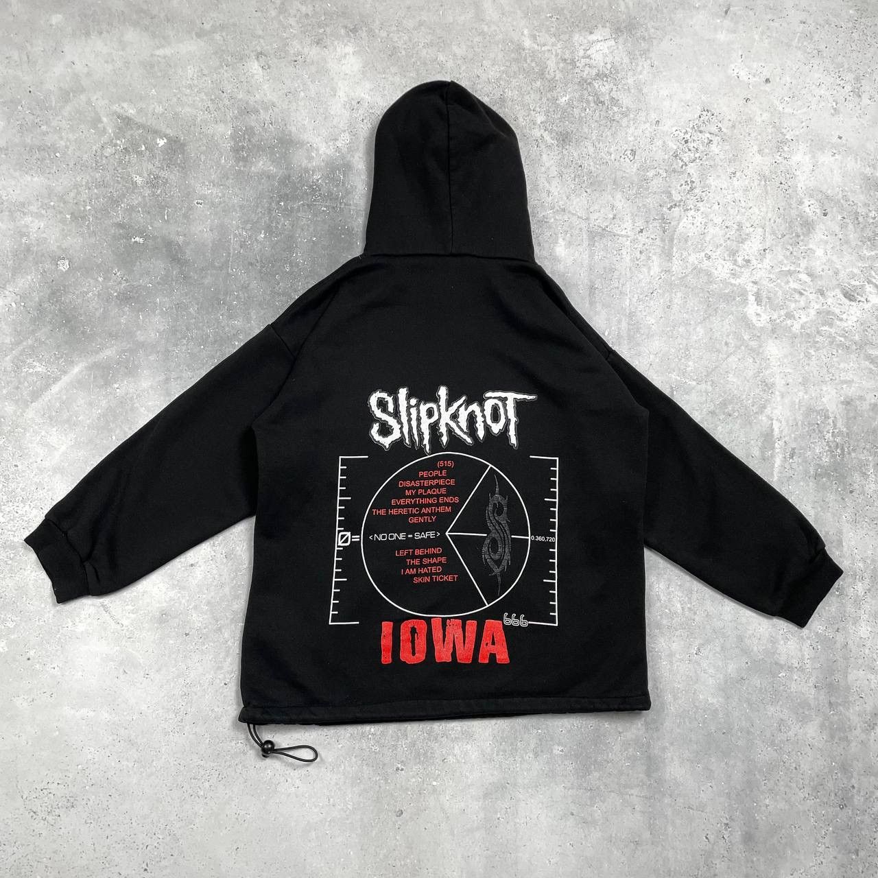 Slipknot Vintage 2000s Slipknot IOWA UK Bootleg Hoodie Faded Black XS Size US XS / EU 42 / 0 - 2 Thumbnail