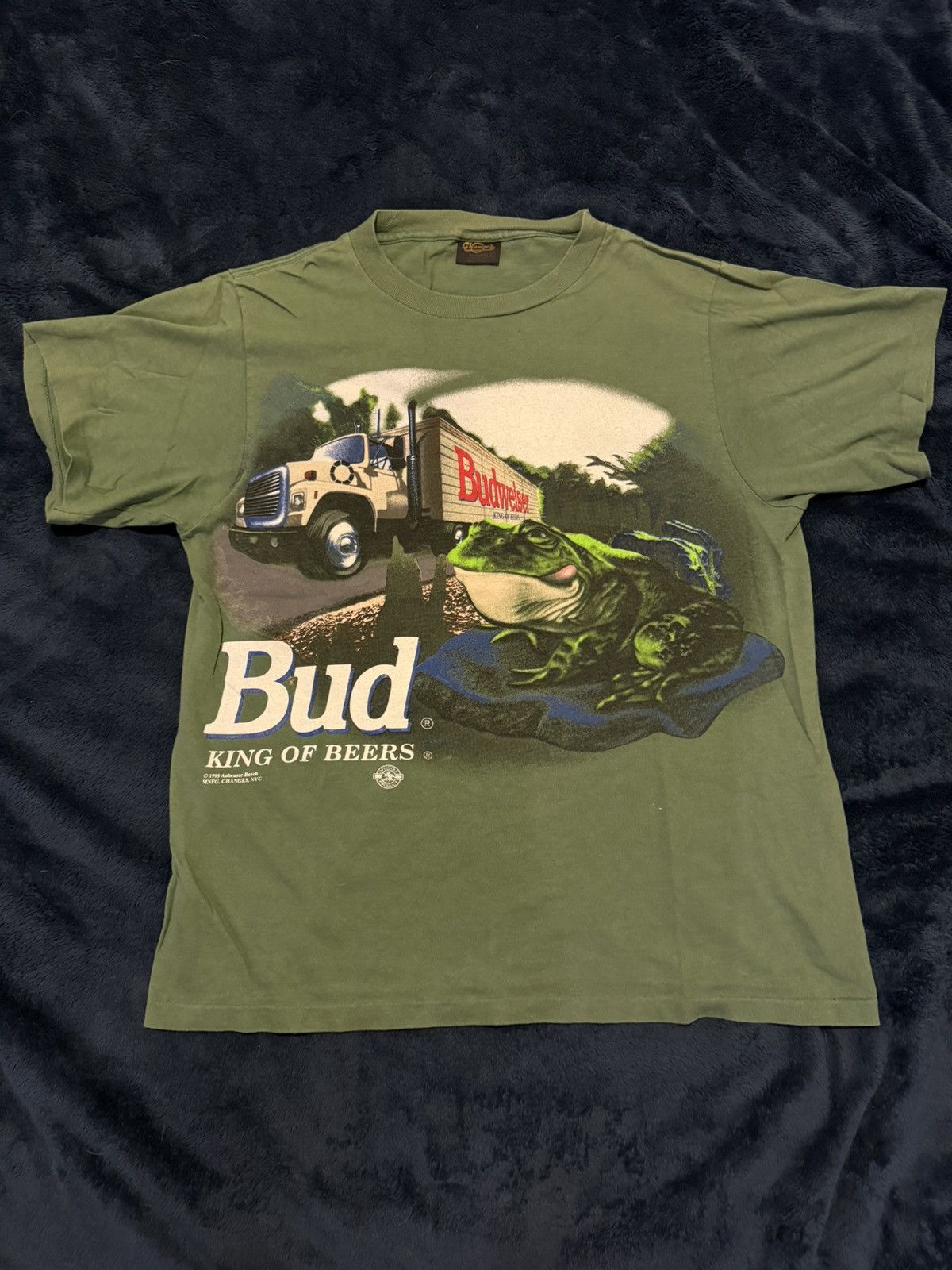 Budweiser × Vintage Budweiser Frog Vintage tee Size US L / EU 52-54 / 3 - 1 Thumbnail