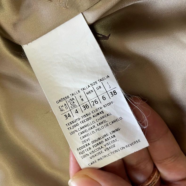 Max Mara Max Mara Classic Water Ripple Camel Fleece Short Bathrobe Size L / US 10 / IT 46 - 5 Thumbnail