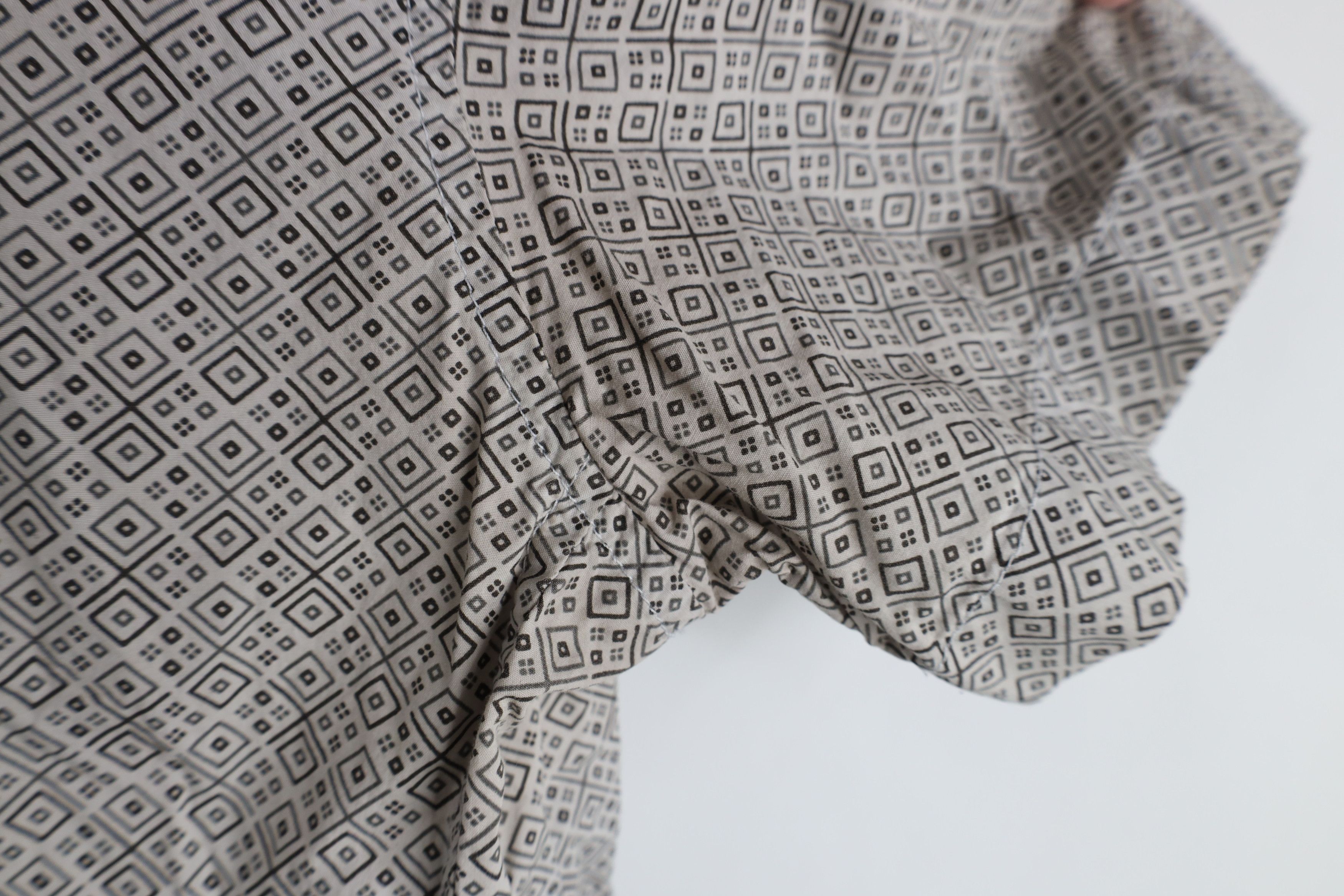 Prana prAna Geometric Diamond Short Sleeve Collared Button Shirt Size US M / EU 48-50 / 2 - 7 Thumbnail