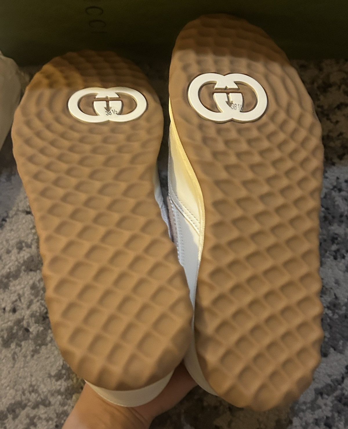 Gucci Gucci MAC80 Low Top Leather Skateboard Sneakers Size US 8.5 / IT 38.5 - 6 Thumbnail