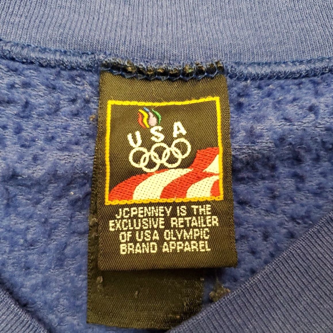 JCPenney VTG JCPenney Olympic Crewneck Sweatshirt Mens XL Faded Blue Pullover Fleece USA Shirt Men XL Blue Vintage Sweatshirt USA Size US XL / EU 56 / 4 - 6 Thumbnail