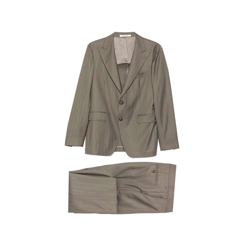 Tagliatore Tagliatore BROWN Suits - Single Breasted Suits Size US M / EU 48-50 / 2 - 1 Thumbnail