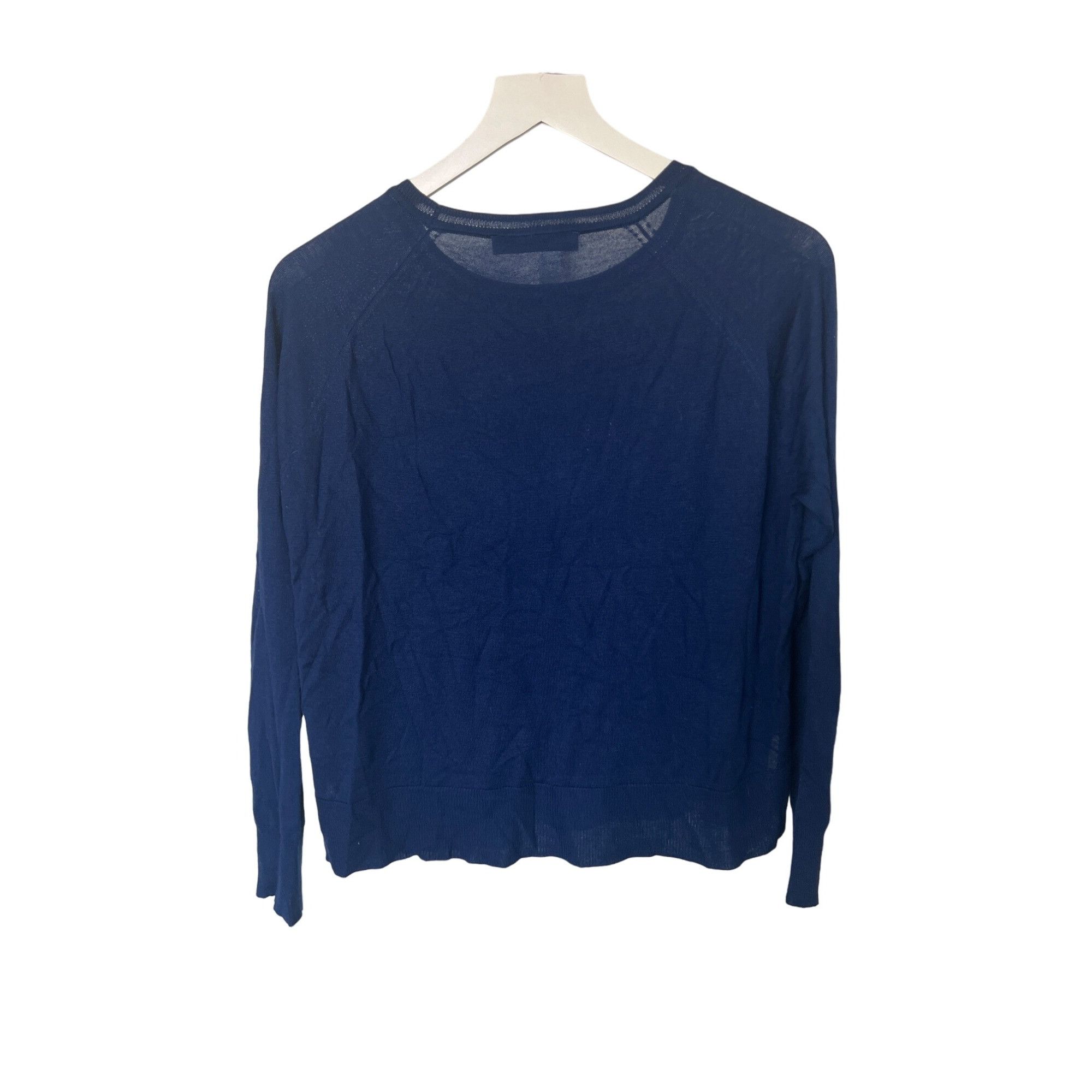 Zara Zara Knit Midnight Blue Lightweight Sweater Size S / US 4 / IT 40 - 3 Thumbnail