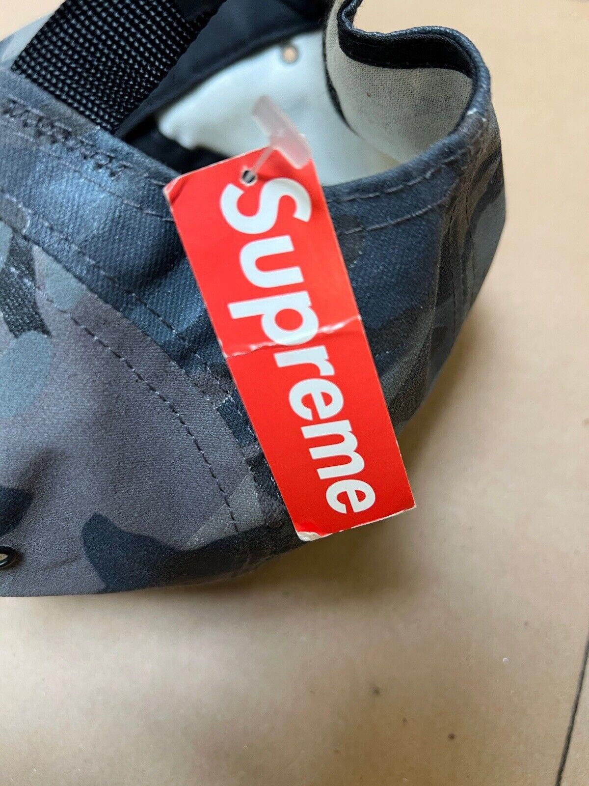 Supreme Vintage Supreme 5 Panel Camp Cap Hat Gray Camo Early 2000's Size ONE SIZE - 8 Thumbnail