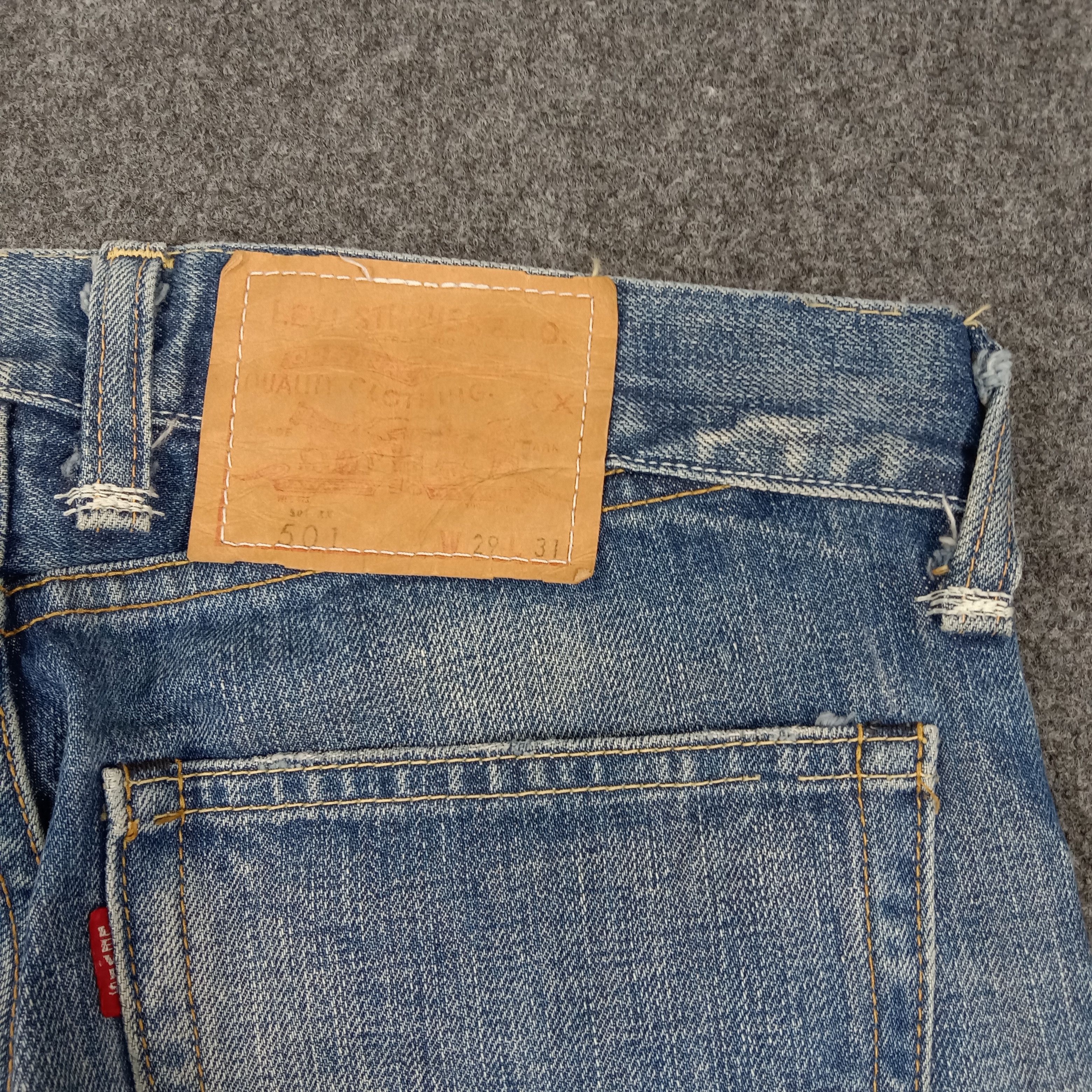 Levi's Vintage LEVI'S 501 Big E Selvedge Denim Jeans E1A39 Size US 30 / EU 46 - 8 Thumbnail