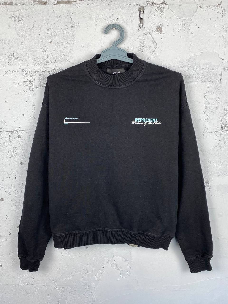 Represent Clo. Represent Patron of the Club Sweatshirt Black Size US M / EU 48-50 / 2 - 3 Thumbnail