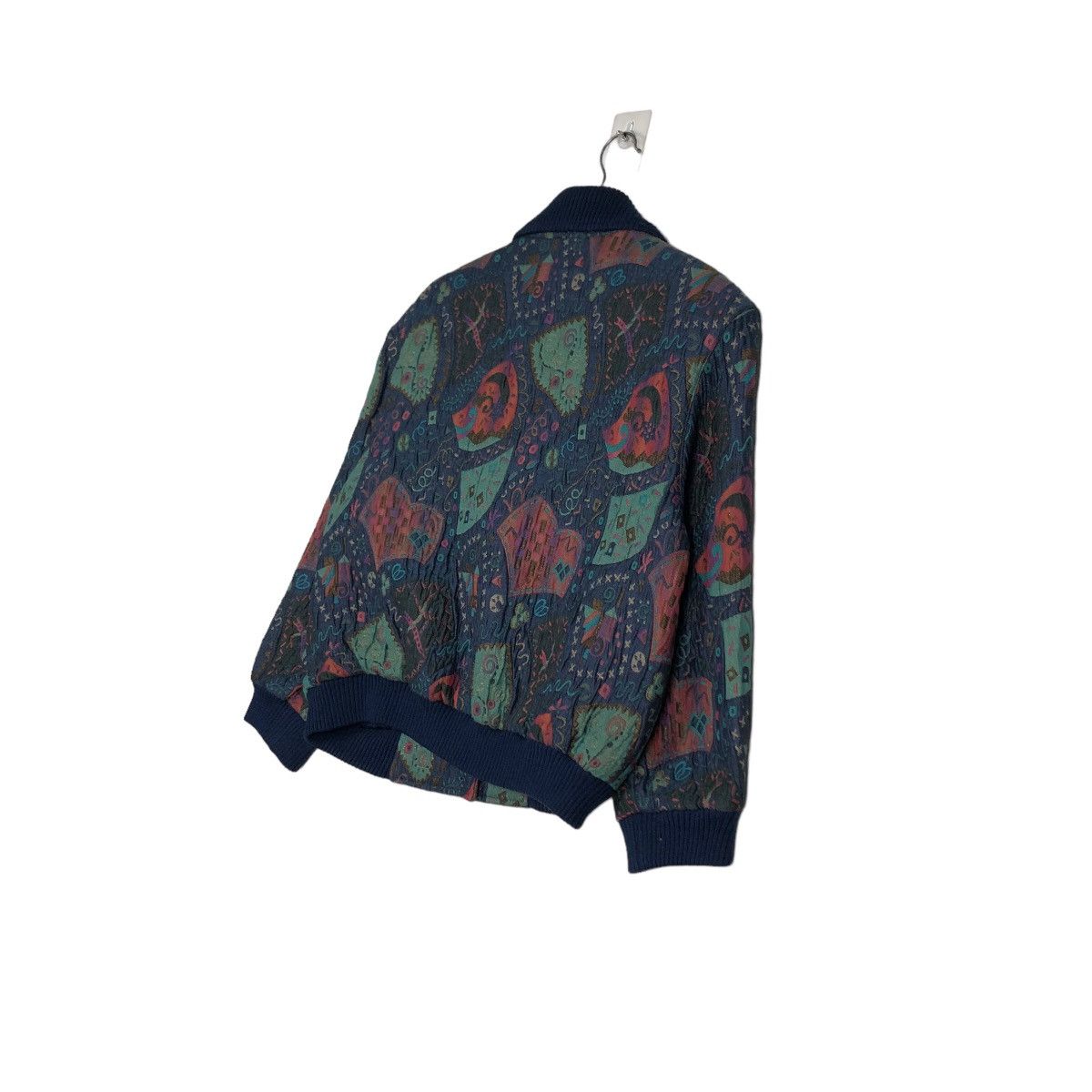 Japanese Brand 🔥Vintage Bomber Jacket Double Collar Reina Art Issey Miyake Size US M / EU 48-50 / 2 - 10 Thumbnail