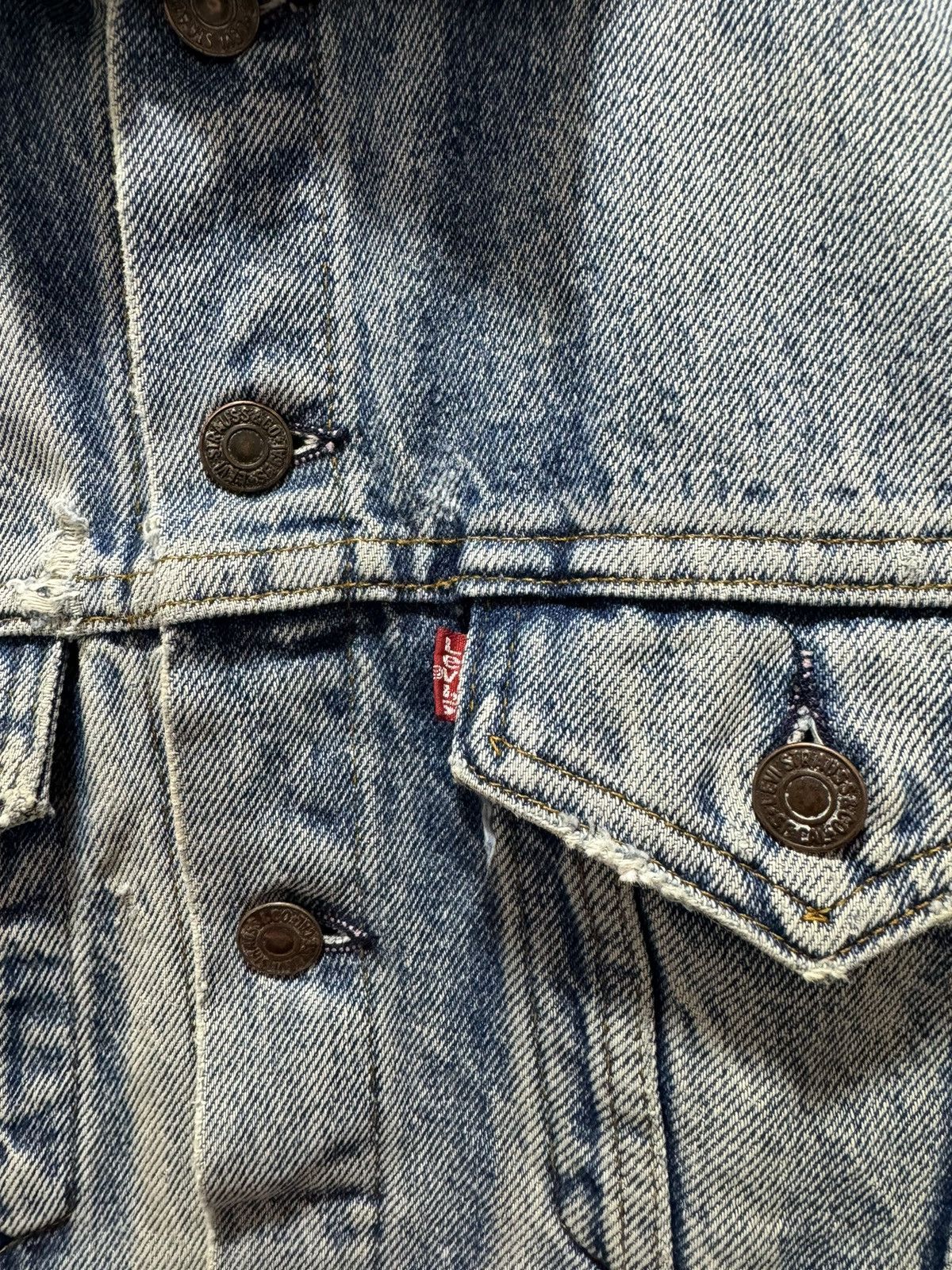 Levi's × Levi's Vintage Clothing × Vintage VINTAGE 80s LEVIS 70706-0216 STAMP 698 TRUCKER DENIM JACKET Size US S / EU 44-46 / 1 - 7 Thumbnail