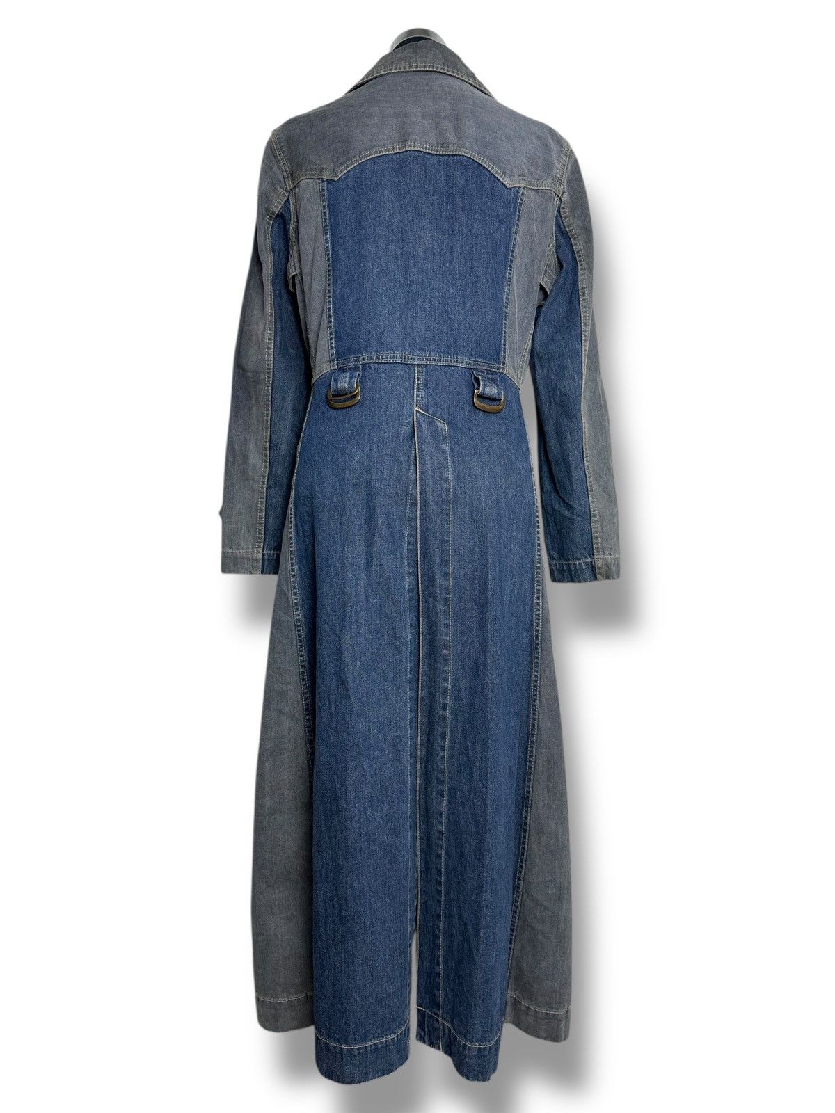 Hysteric Glamour Hysteric Glamour Denim Trench Coat Jumpsuit Size ONE SIZE - 4 Thumbnail