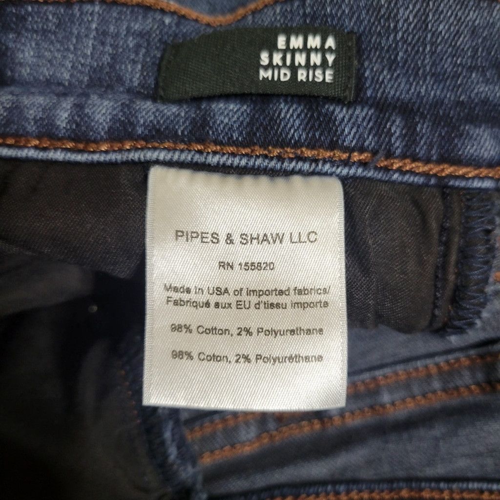 Veronica Beard VERONICA BEARD Emma Ankle Skinny Blue Jeans 29 Inseam 27 Size 29" - 11 Thumbnail