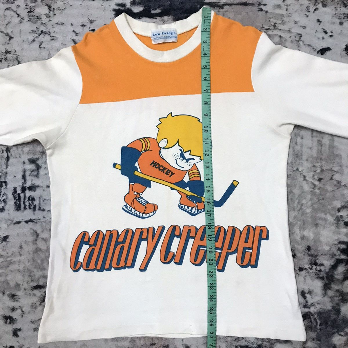 NHL Vintage 80s Canary Creeper 3q Shirt Size US M / EU 48-50 / 2 - 16 Thumbnail