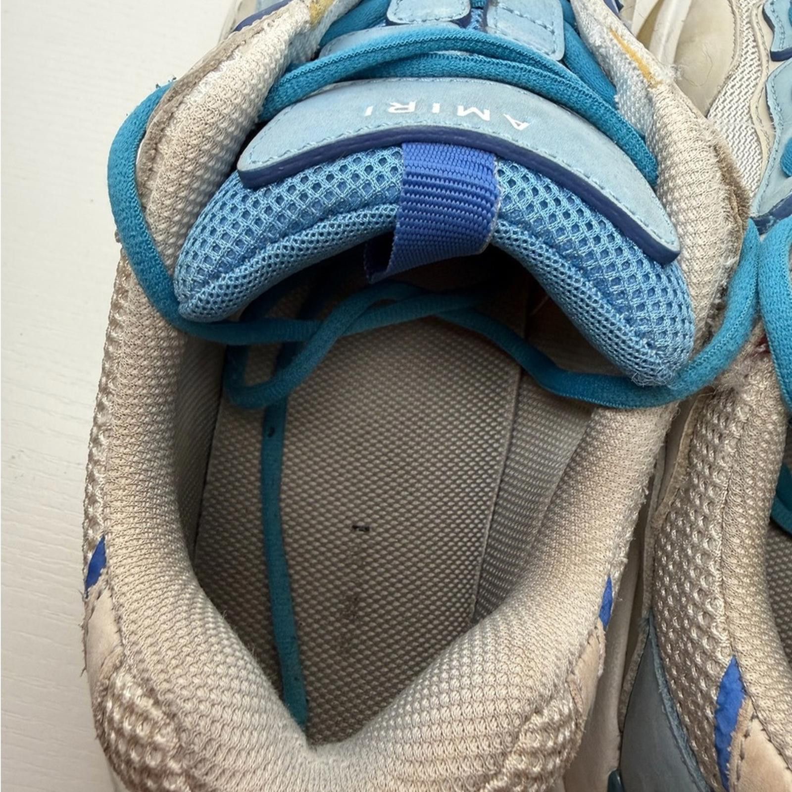 Amiri Amiri Bone Runner Sneakers Men’s SZ 46 US 13 Blue White Gum Size US 13 / EU 46 - 5 Thumbnail