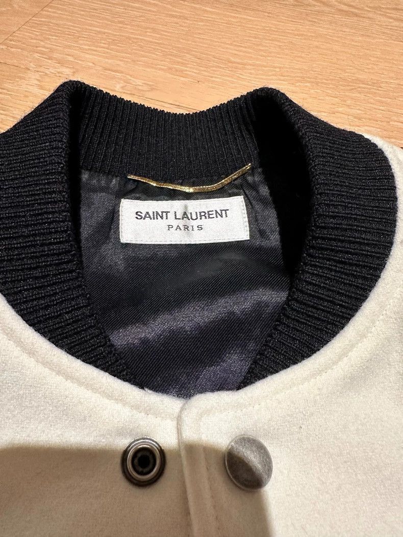 Saint Laurent Paris Saint Laurent Paris Black and white color blocked baseball Size US M / EU 48-50 / 2 - 2 Thumbnail