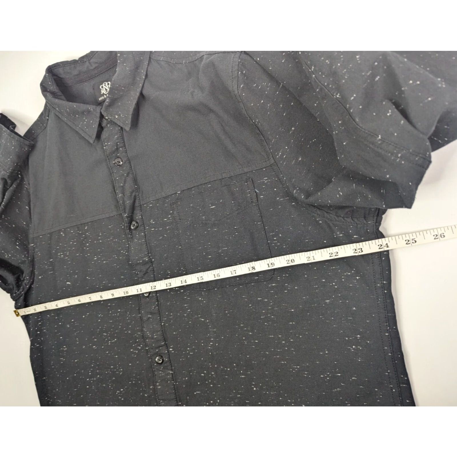 Vintage Rock & Republic Black Long Sleeve Cotton Shirt Men XL Button-Up Size XL Size US XL / EU 56 / 4 - 7 Thumbnail