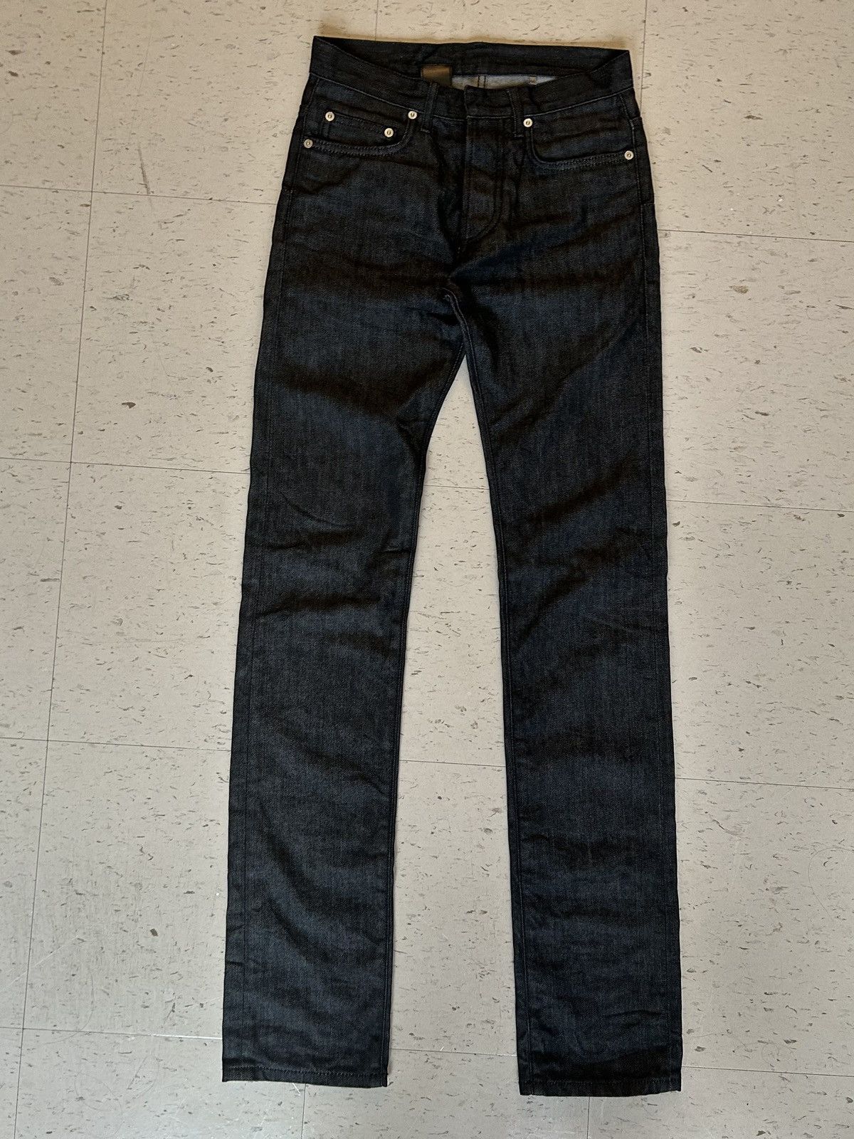 Dior Hedi Slimane Dior Waxed Denim | Grailed