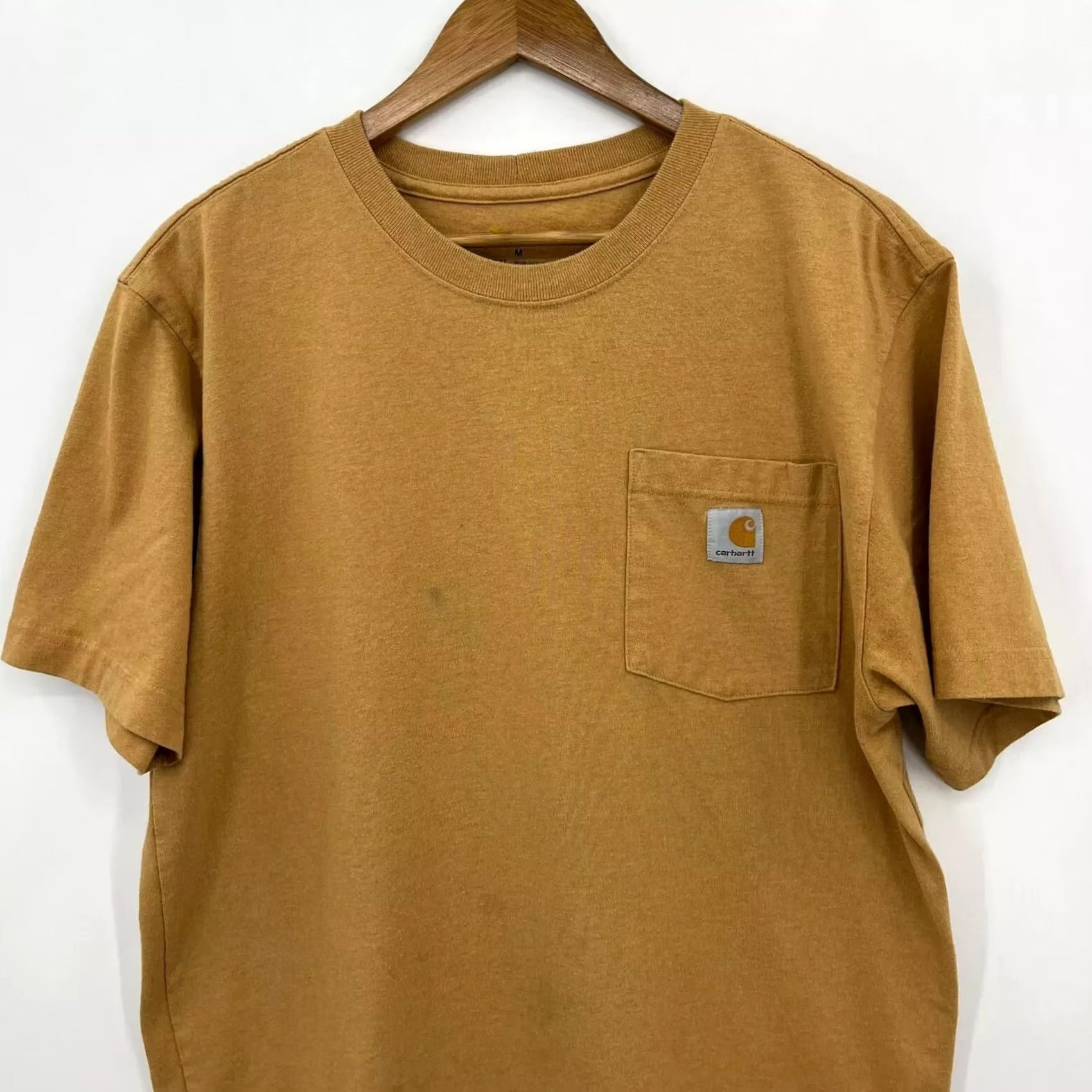 Carhartt Carhartt T-Shirt Men's M Beige Pocket Workwear Short Sleeve Crew Neck Size US M / EU 48-50 / 2 - 2 Thumbnail