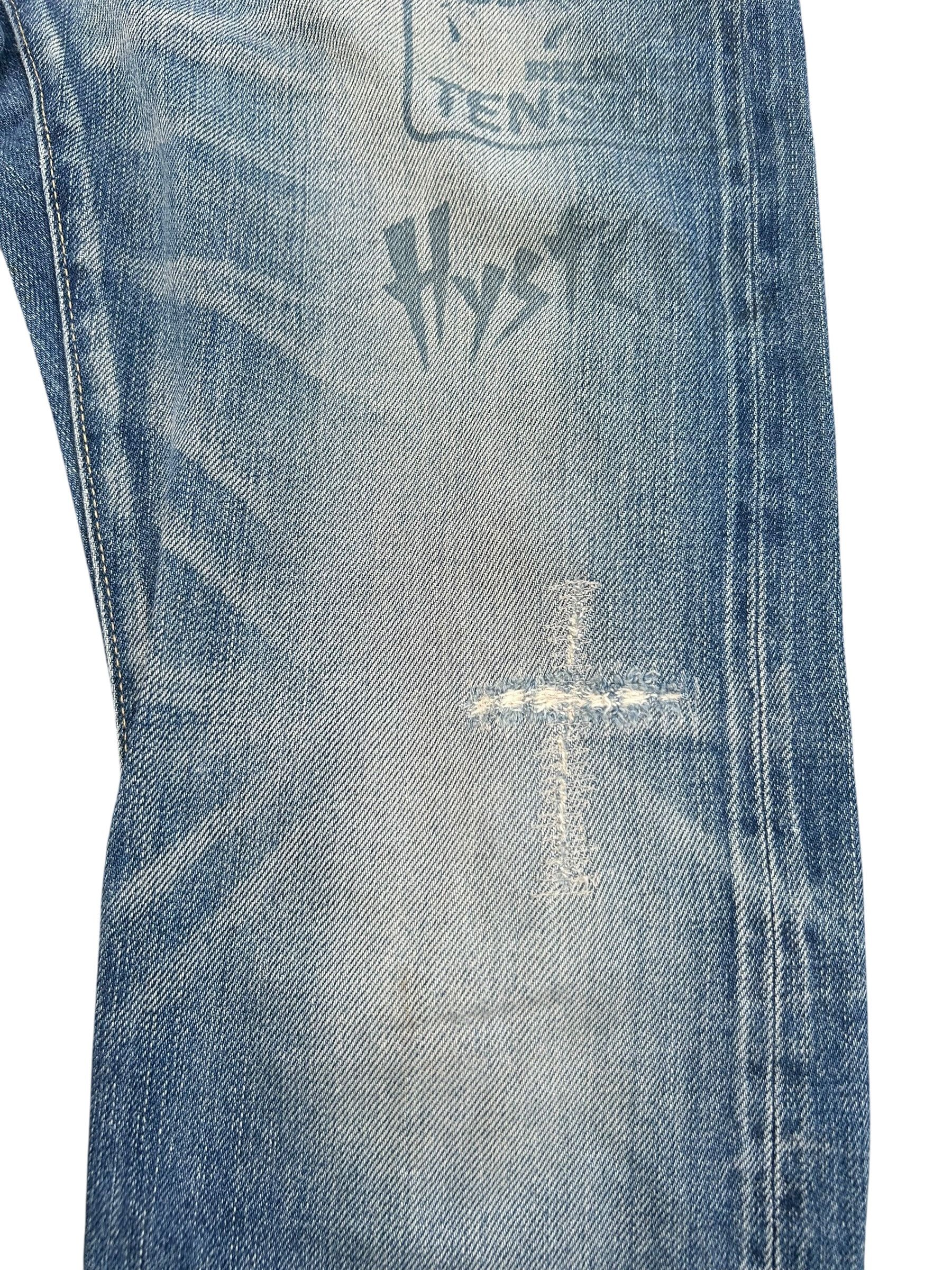 Hysteric Glamour × Japanese Brand × Vintage Hysteric Glamour Selvedge Punk Distressed Vtg Denim Jeans Size US 30 / EU 46 - 12 Thumbnail