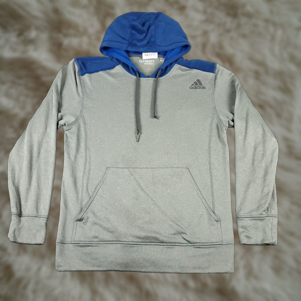 Adidas Adidas Hoodie Mens Medium Gray Casual Pullover Sweatshirt Size US M / EU 48-50 / 2 - 1 Thumbnail
