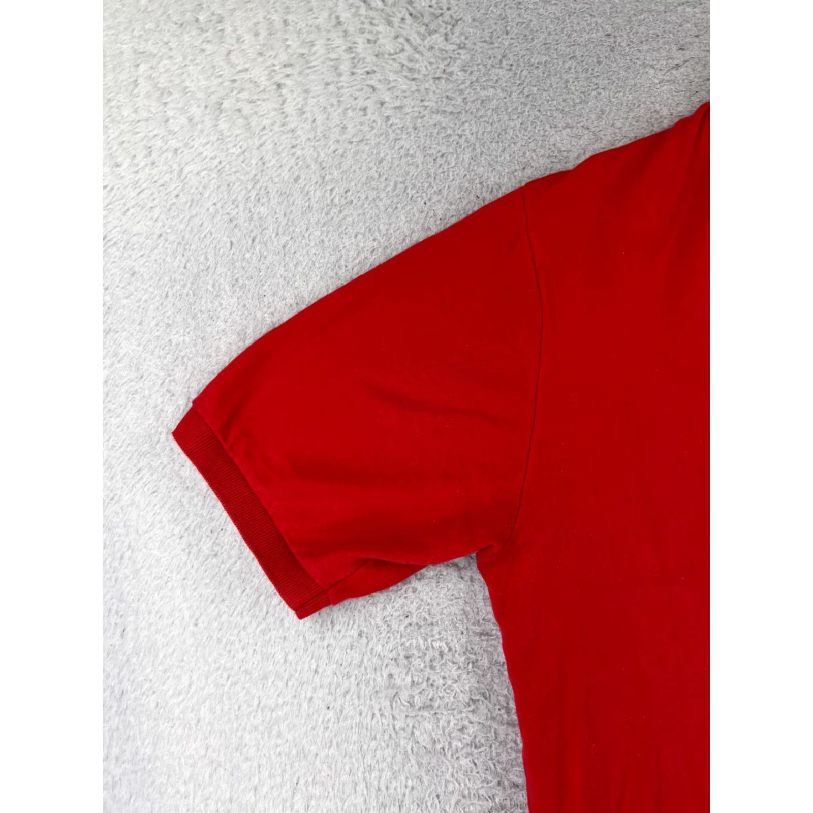 Ralph Lauren VINTAGE Polo Ralph Lauren Shirt Polo Shirt Adult Large Red 100% Cotton Jersey Golf Golfer Mens Size US L / EU 52-54 / 3 - 3 Thumbnail