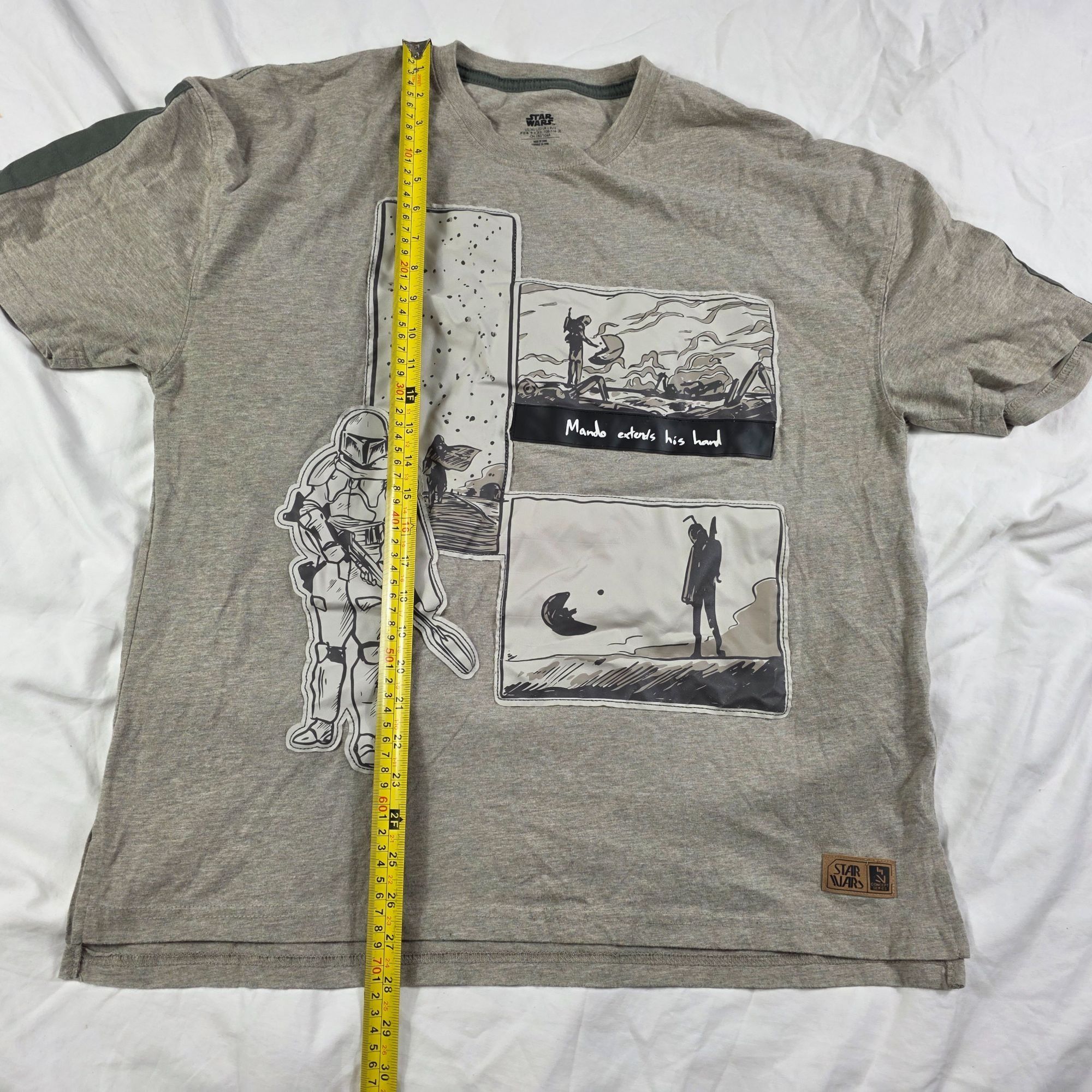 Star Wars Star Wars The Mandalorian Concept Series Mens Large Gray Gra Size US L / EU 52-54 / 3 - 8 Thumbnail
