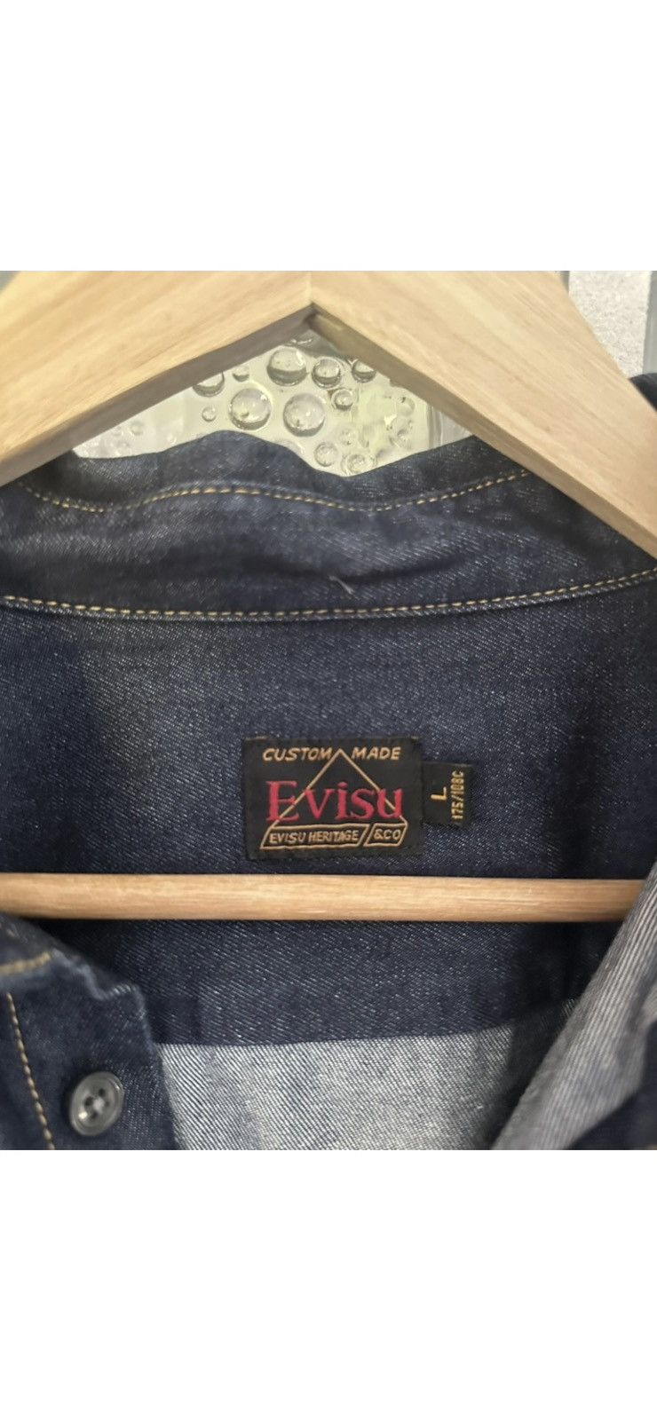 Evisu Evisu Daicock Denim Shirt Size US L / EU 52-54 / 3 - 3 Thumbnail