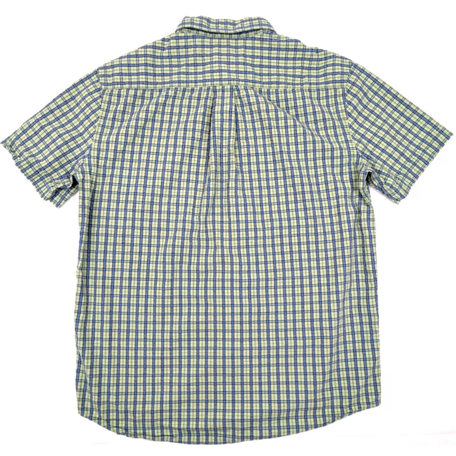 Abercrombie & Fitch Abercrombie & Fitch Button-Up Shirt Mens M Green Blue Plaid Seersucker Short Sleeve Casual Vintage: No Size US M / EU 48-50 / 2 - 6 Thumbnail