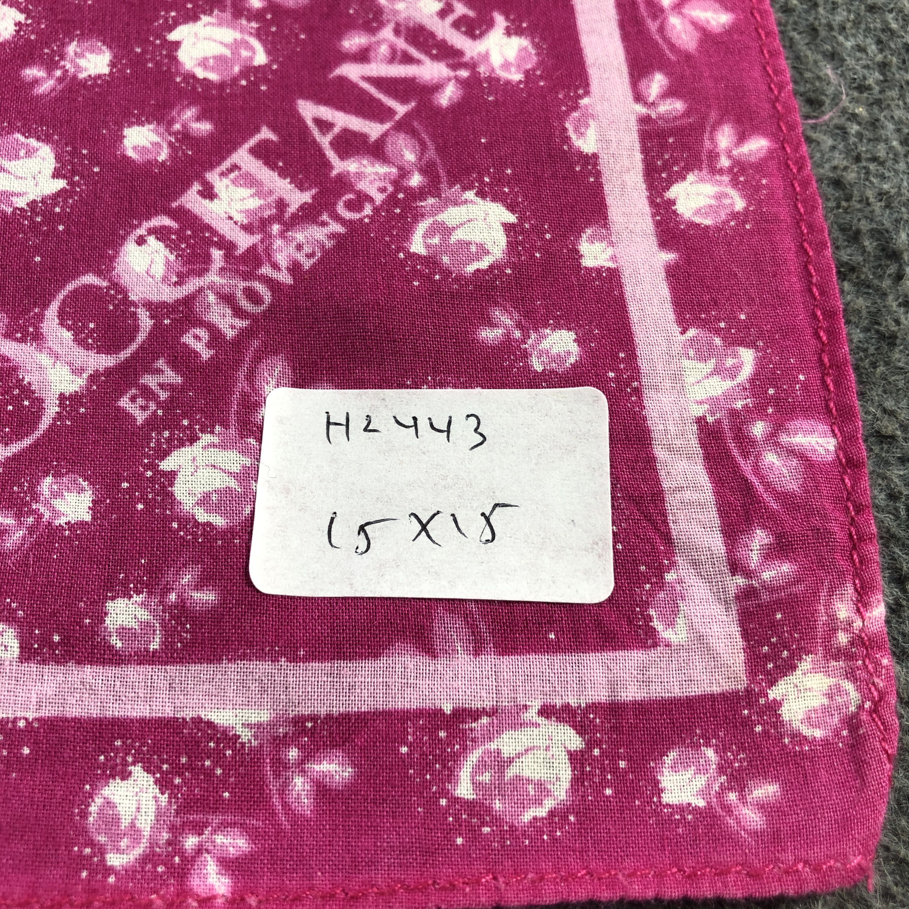 Vintage L'Occitane Floral Handkerchief Neckerchief Bandana H2443 Size ONE SIZE - 5 Thumbnail