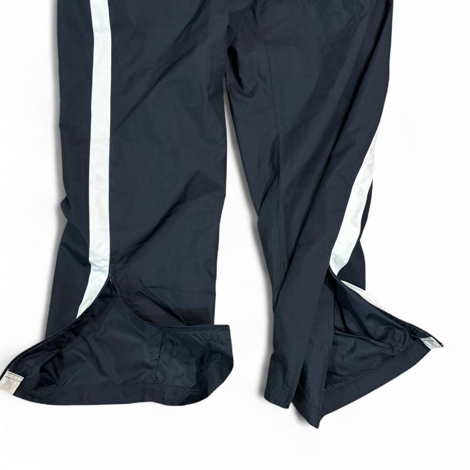 Nike Y2k nike track pants wide leg baggy large navy Size US 32 / EU 48 - 2 Thumbnail