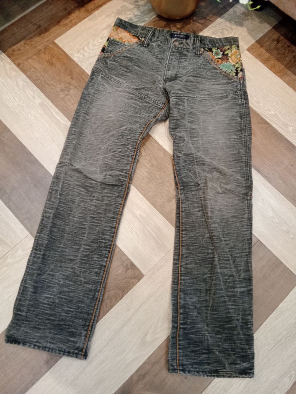 Japanese Brand JAPANESE BLUE TRICK DOUBLE WAIST SUKAJAN JEANS - SIZE 3 Size US 34 / EU 50 - 3 Thumbnail