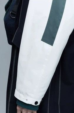 Other Colorblock Hooded Coat – Navy / White / Gray – Size L Size US L / EU 52-54 / 3 - 6 Thumbnail