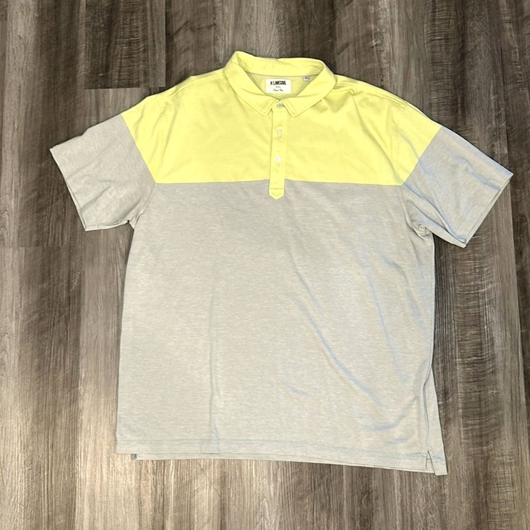 Vintage VINTAGE Linksoul Tempus Fugit Luxury Cotton Golf Polo 2XL Mens Yellow Size US XXL / EU 58 / 5 - 2 Thumbnail