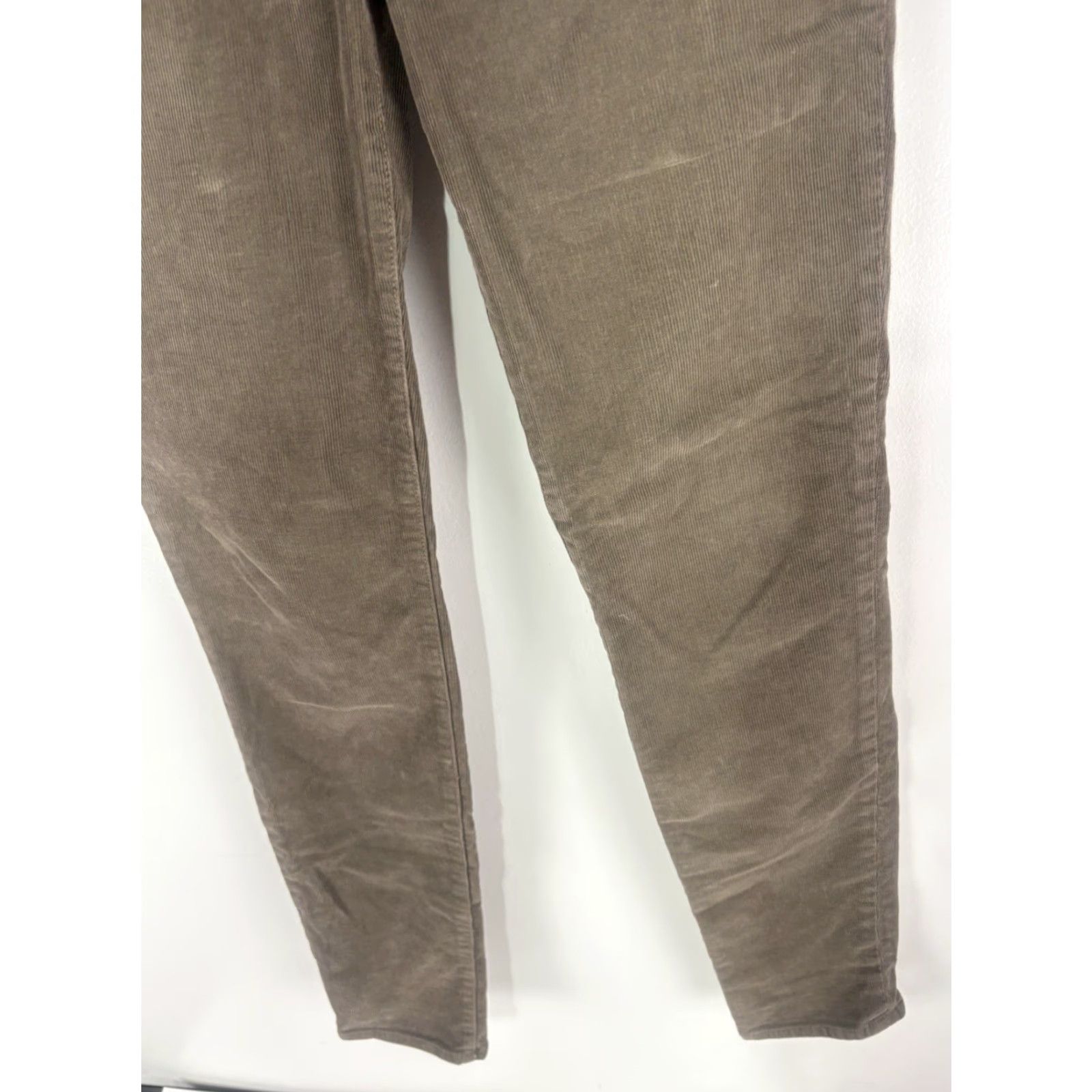 J.Crew J.Crew Pants Womens 30 Tall Brown Corduroy Skinny Chino Cotton Lyocell Spandex 90s Preppy City Womens Size 30" / US 8 / IT 44 - 3 Thumbnail