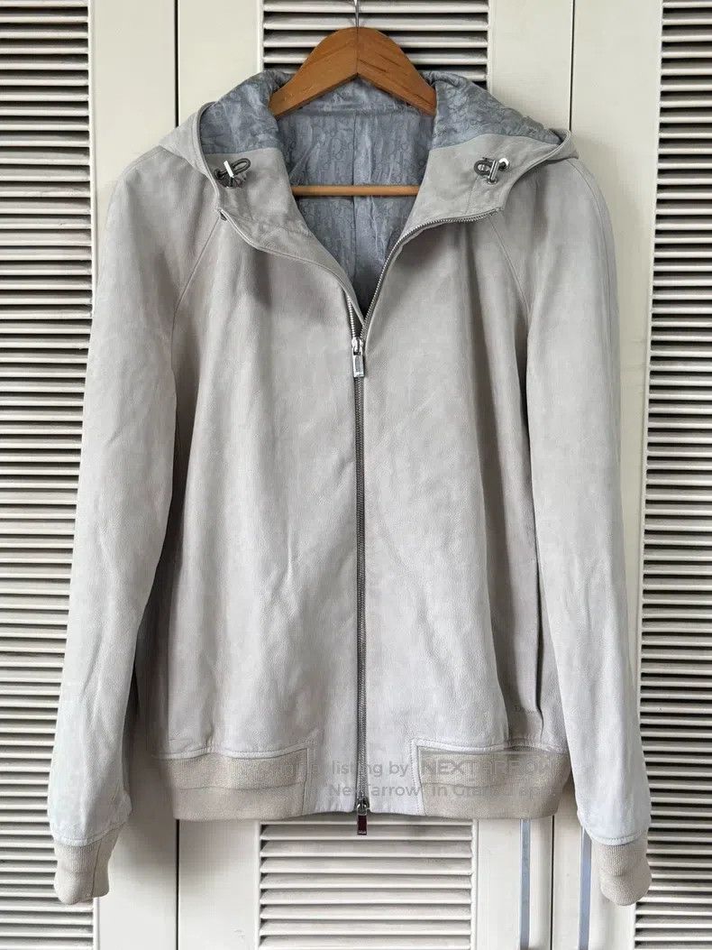 Dior Dior Hooded leather jacket Size US M / EU 48-50 / 2 - 2 Thumbnail
