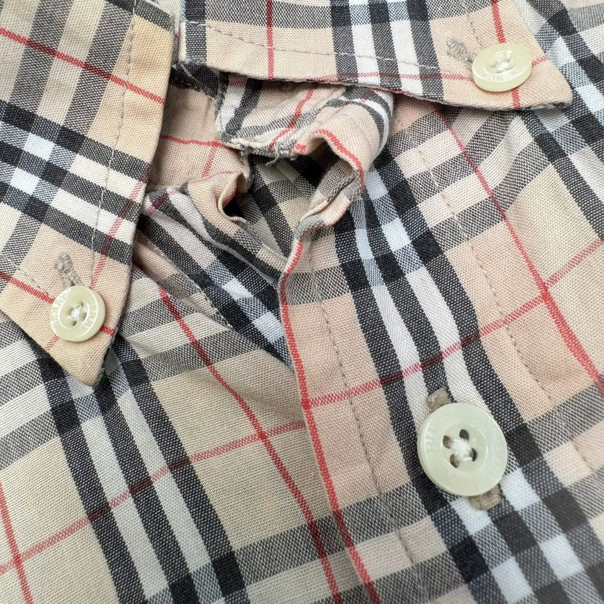 Burberry Vintage Burberry Nova Check Long Sleeves Shirt Size US S / EU 44-46 / 1 - 8 Thumbnail