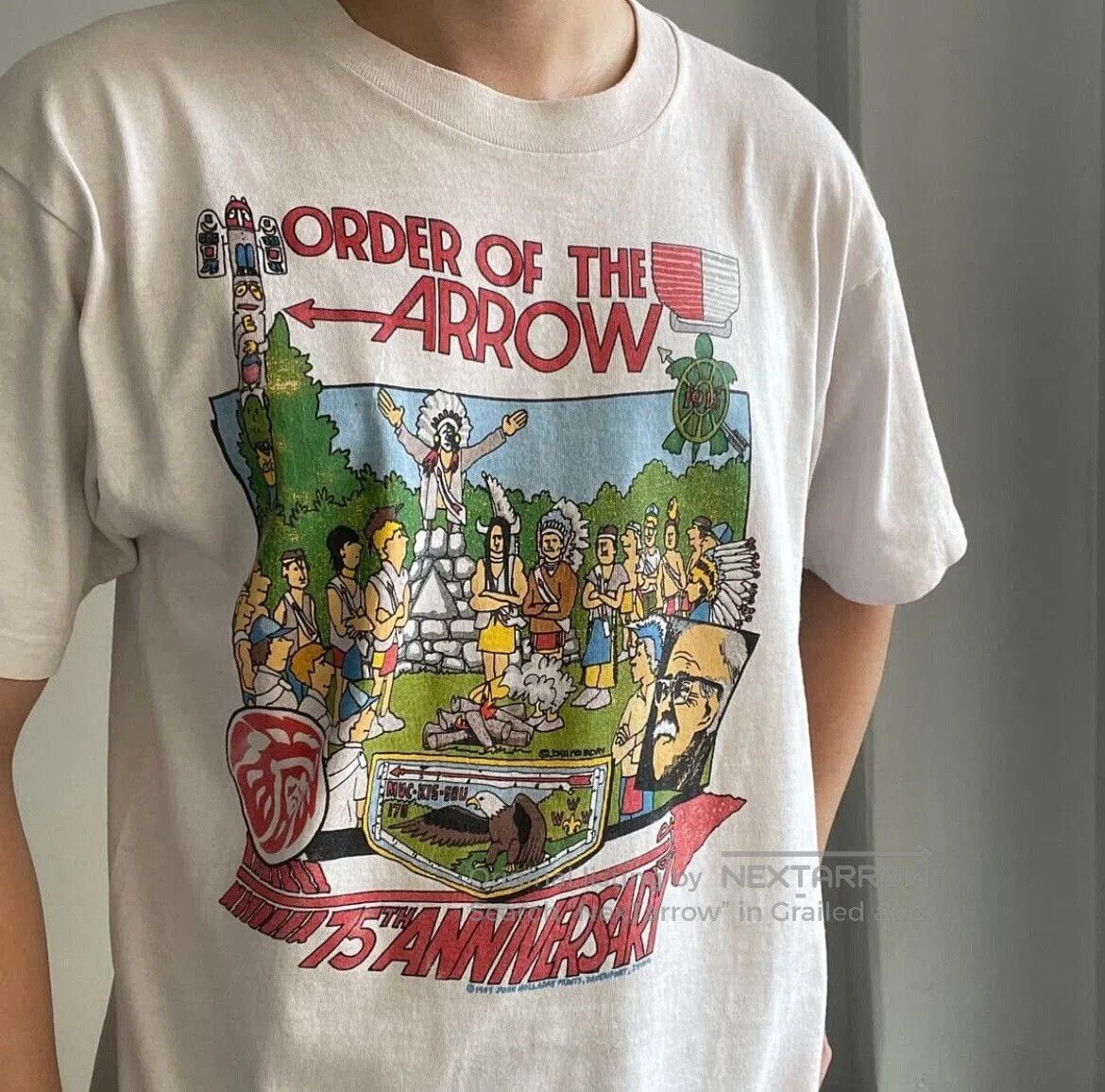 Fruit Of The Loom Vintage Fruit of the Loom T-Shirt. Size US L / EU 52-54 / 3 - 7 Thumbnail