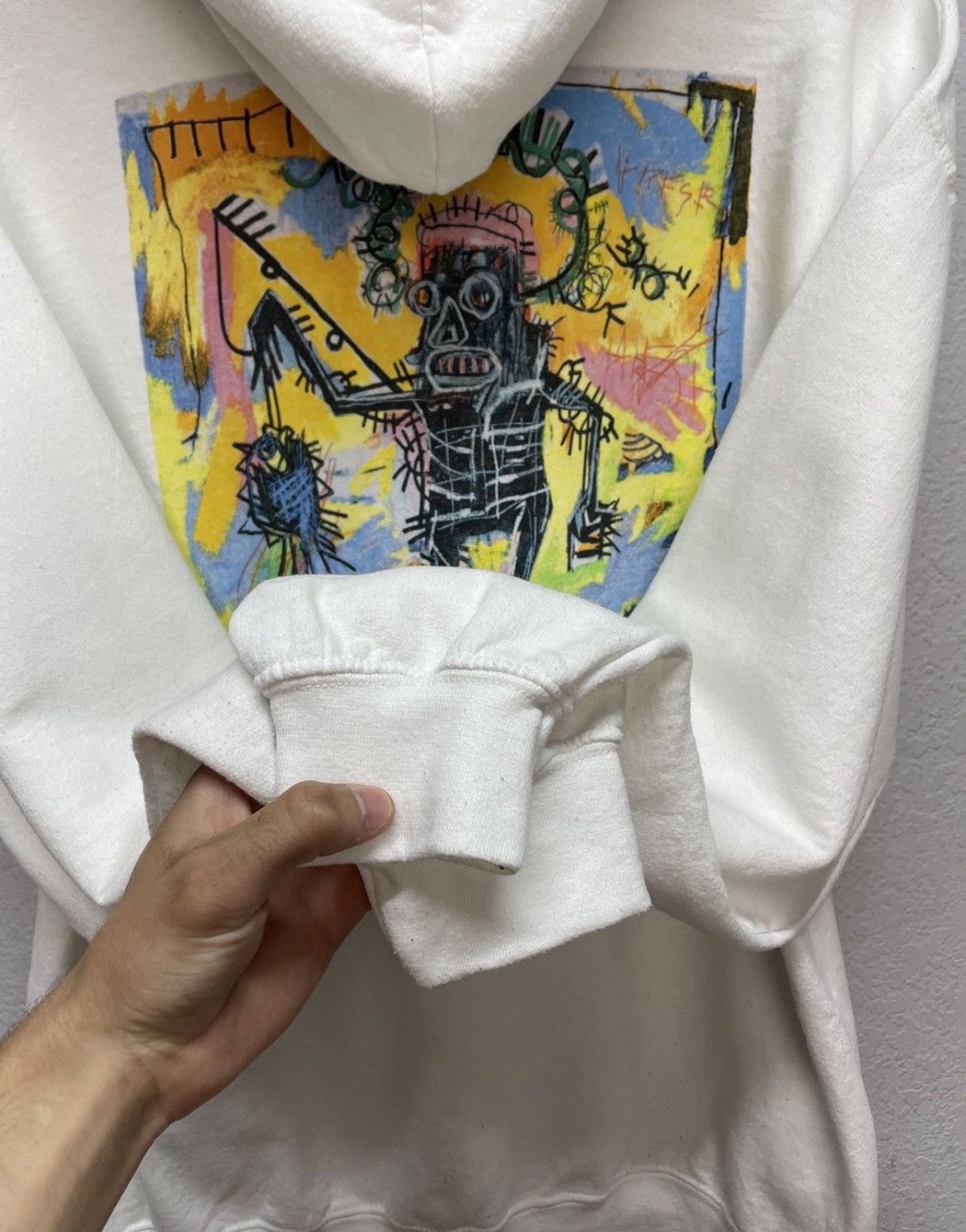 Jean-Michel Basquiat Vintage Y2K Jean Michel Basquiat Boxy Fit Hoodie Size US L / EU 52-54 / 3 - 6 Thumbnail