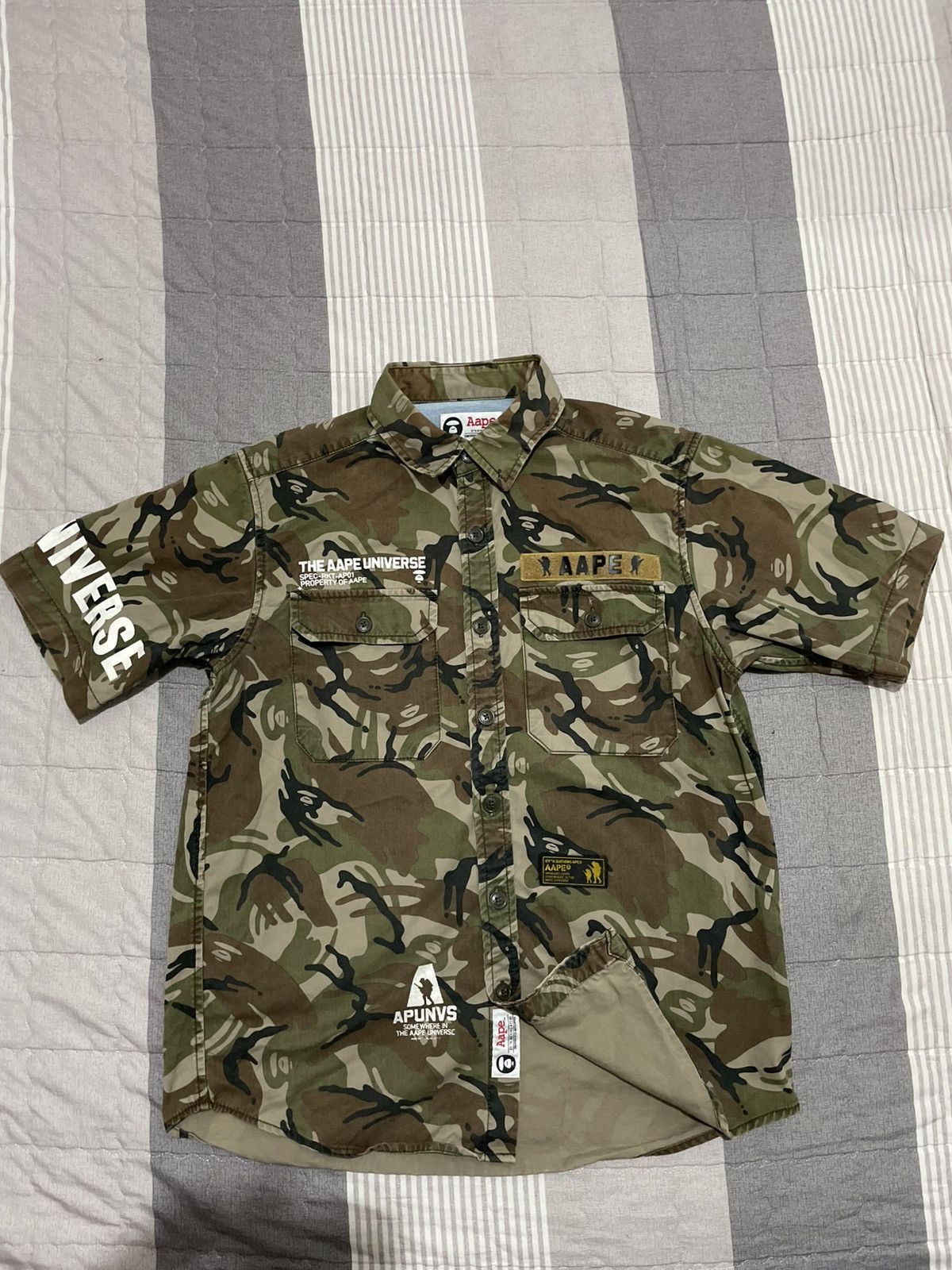 Aape Shirt A BATHING APE AAPE Size US M / EU 48-50 / 2 - 1 Thumbnail